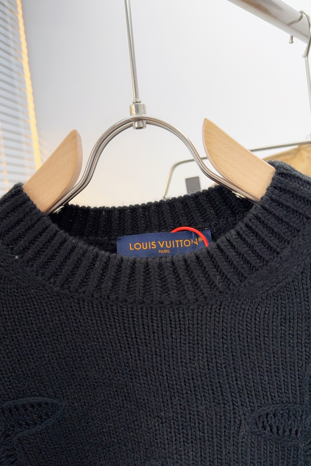 Louis Vuitton Couple Basic Clothing Wool Black Loose Fit S-m-l-xl