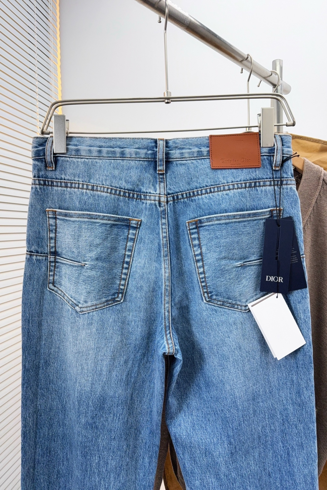 Dior Couple Jeans Cotton Black S