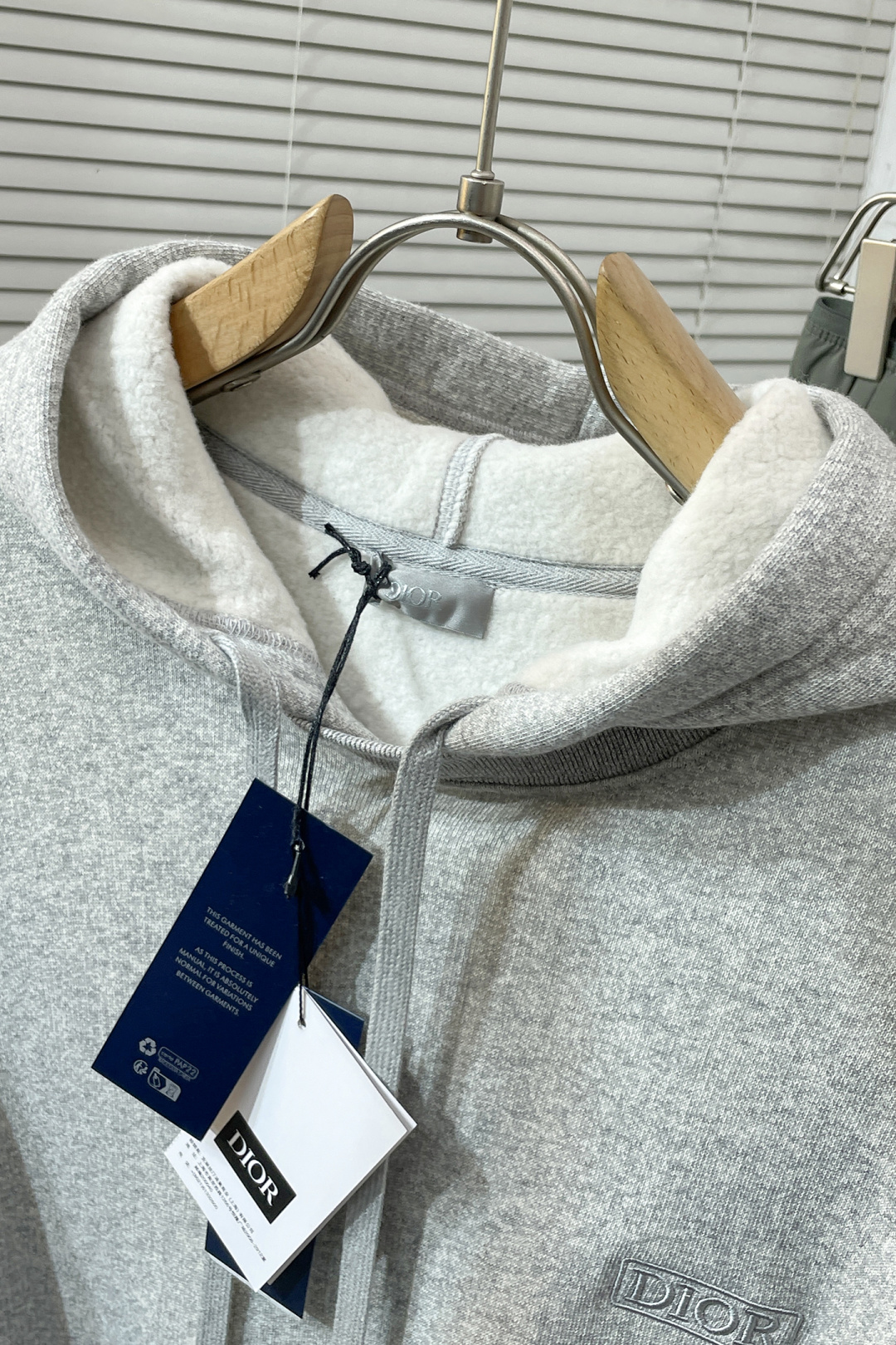Dior Male Sports Pants Cashmere Gray Hooded S-m-l-xl