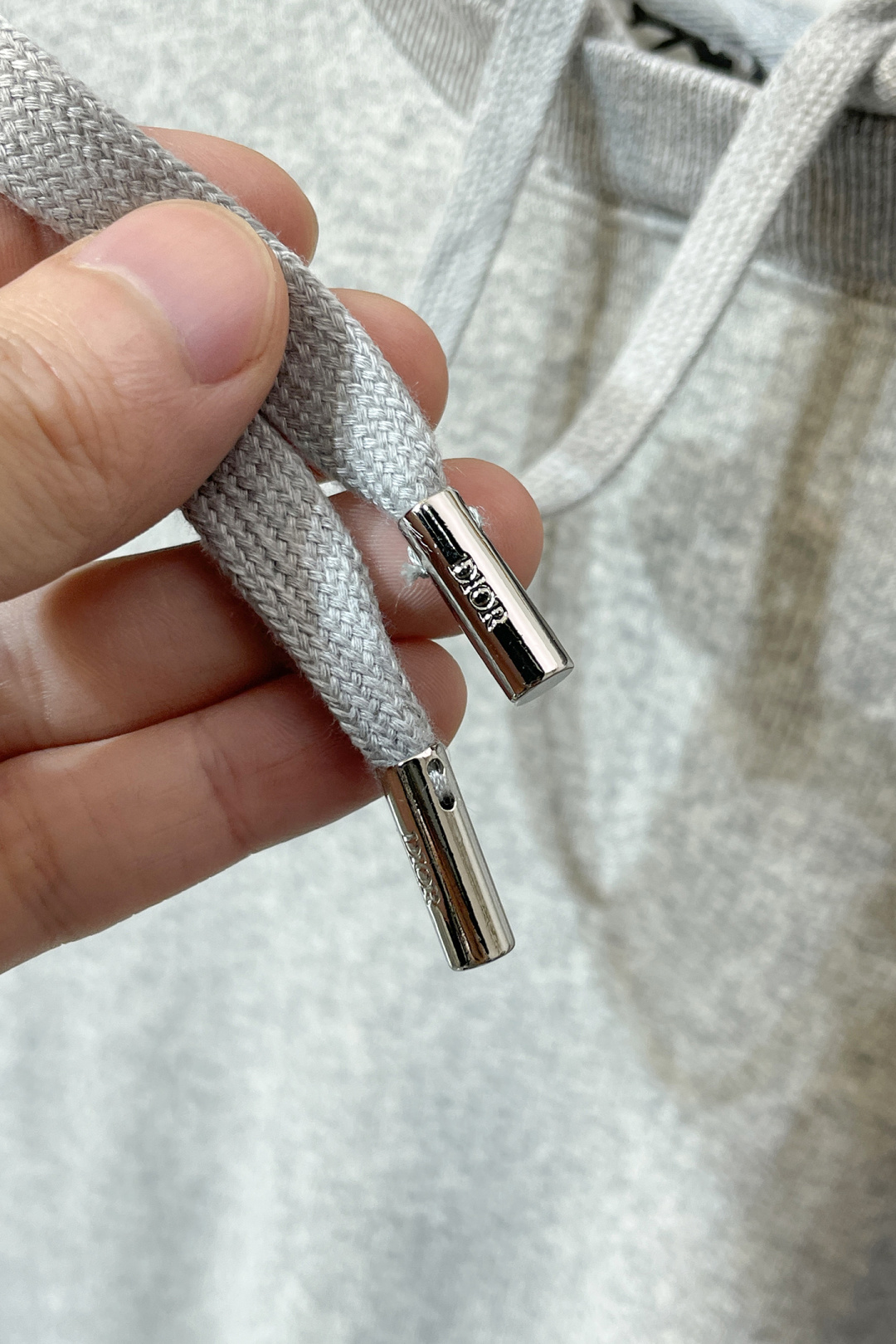 Dior Male Sports Pants Cashmere Gray Hooded S-m-l-xl