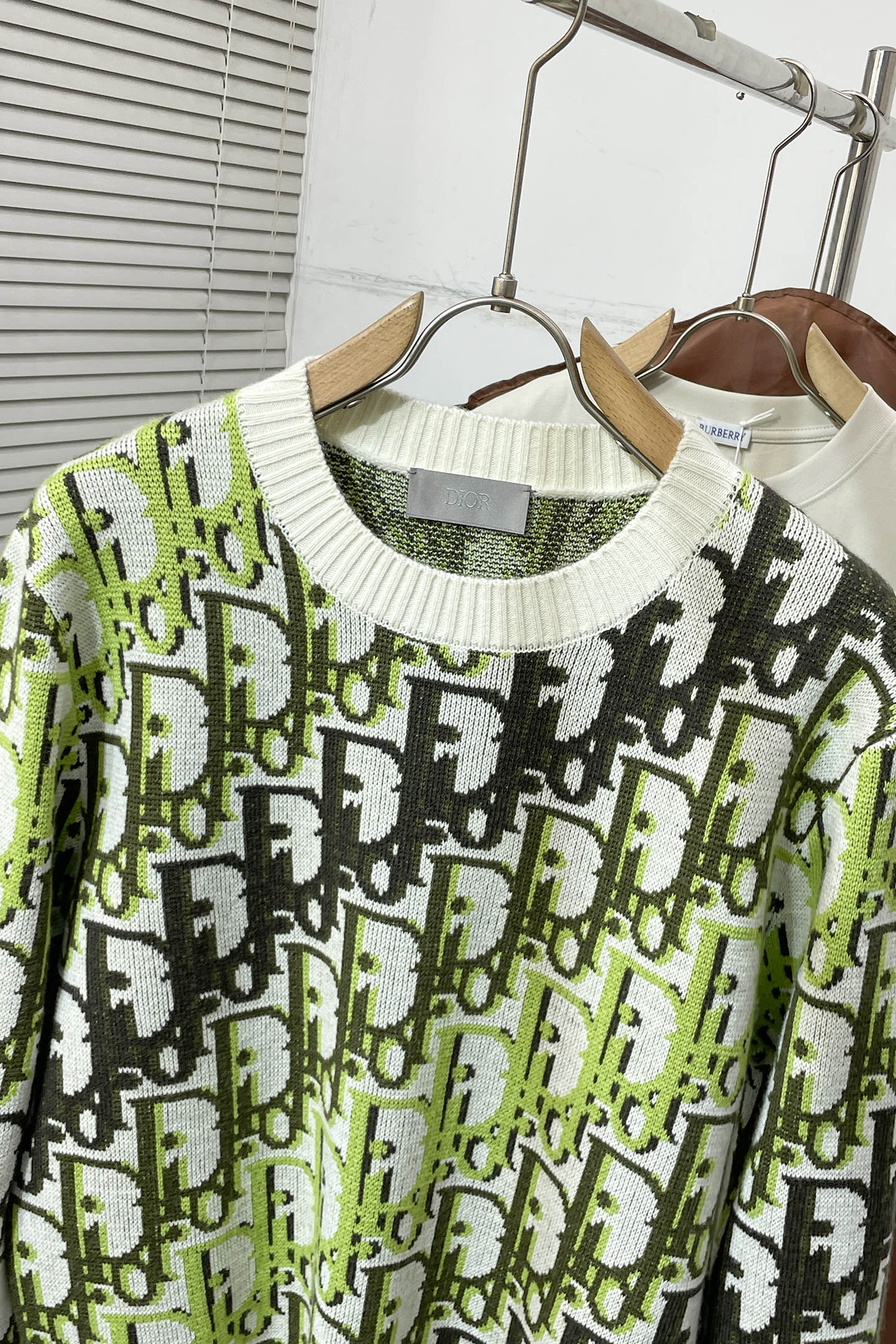 Dior Male Basic Clothing Wool White Printed S-m-l-xl