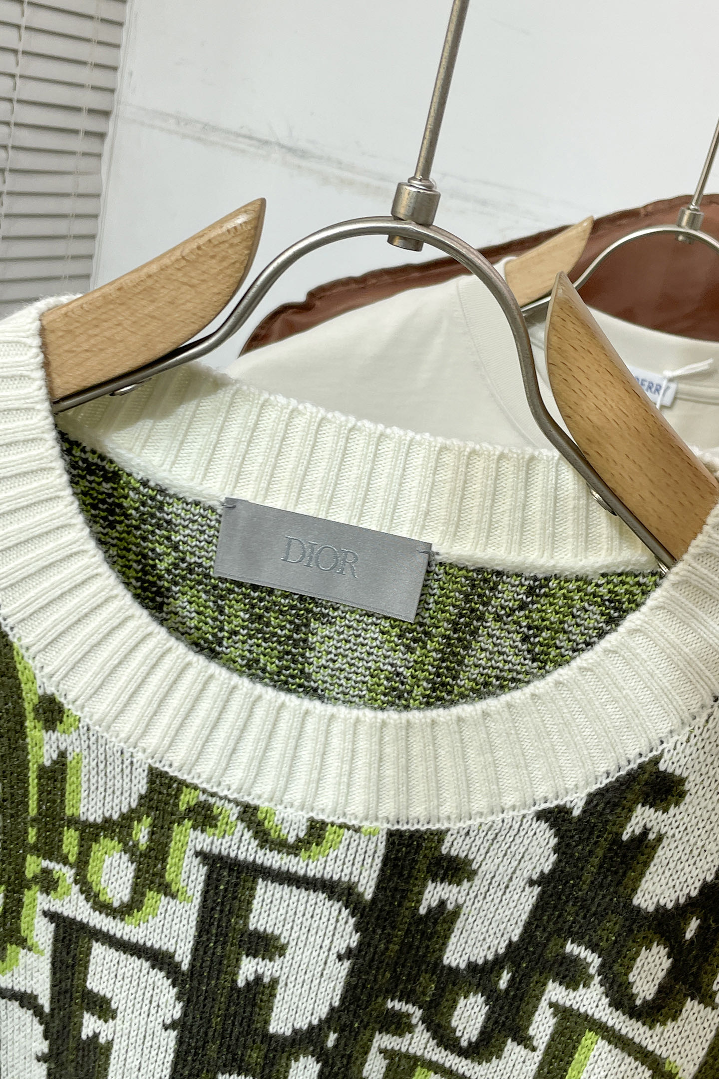 Dior Male Basic Clothing Wool White Printed S-m-l-xl