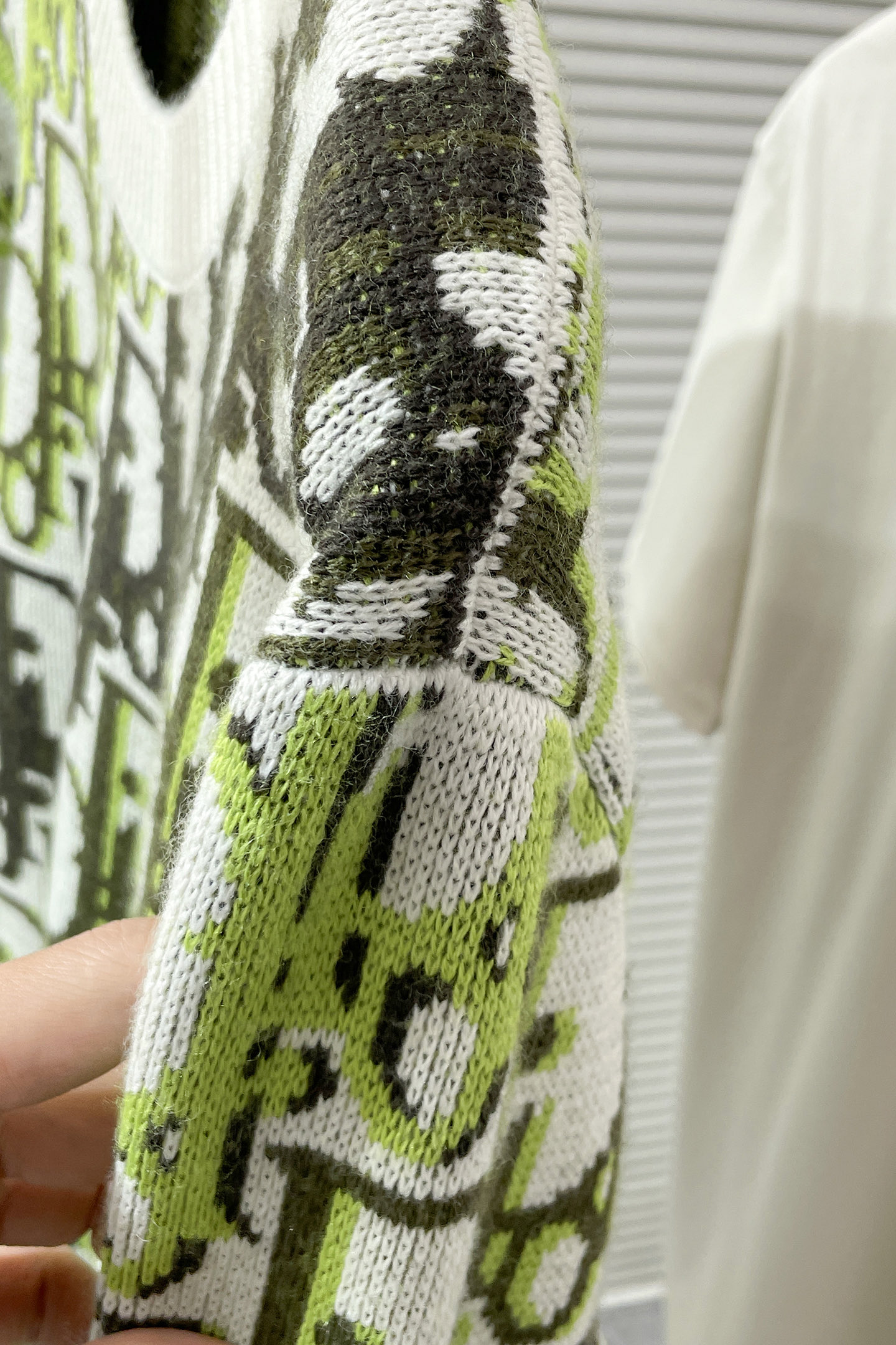 Dior Male Basic Clothing Wool White Printed S-m-l-xl