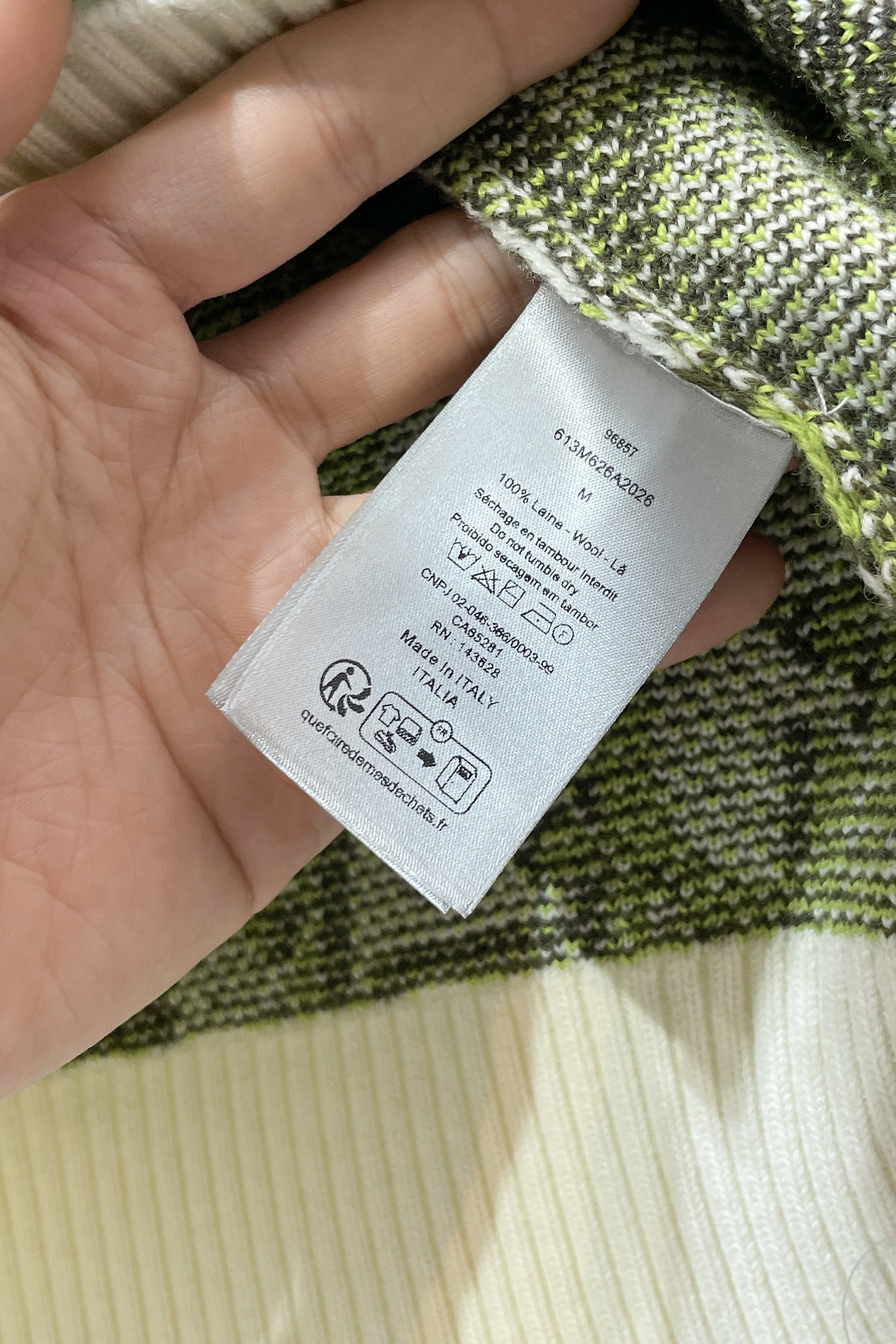 Dior Male Basic Clothing Wool White Printed S-m-l-xl