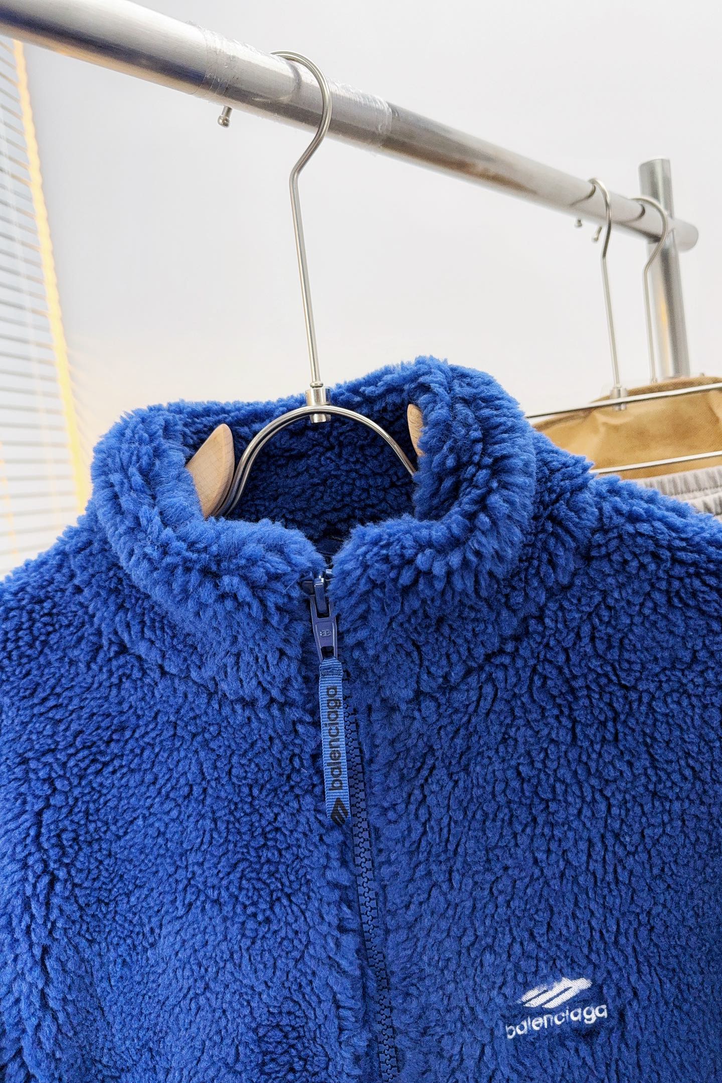 Balenciaga Jacket Blue Loose Fit S-l-xl