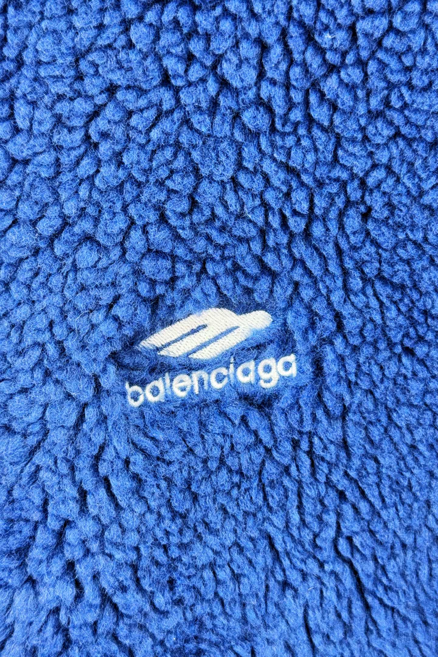 Balenciaga Jacket Blue Loose Fit S-l-xl