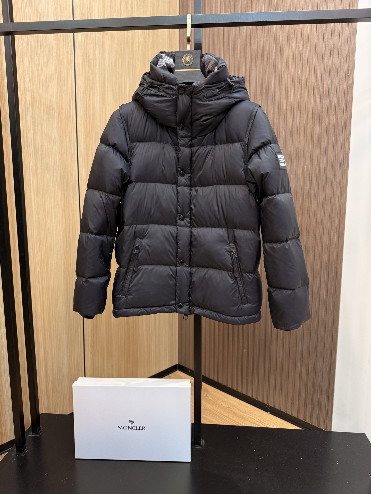 Burberry Couple Down Jacket Goose Down M-l-xl