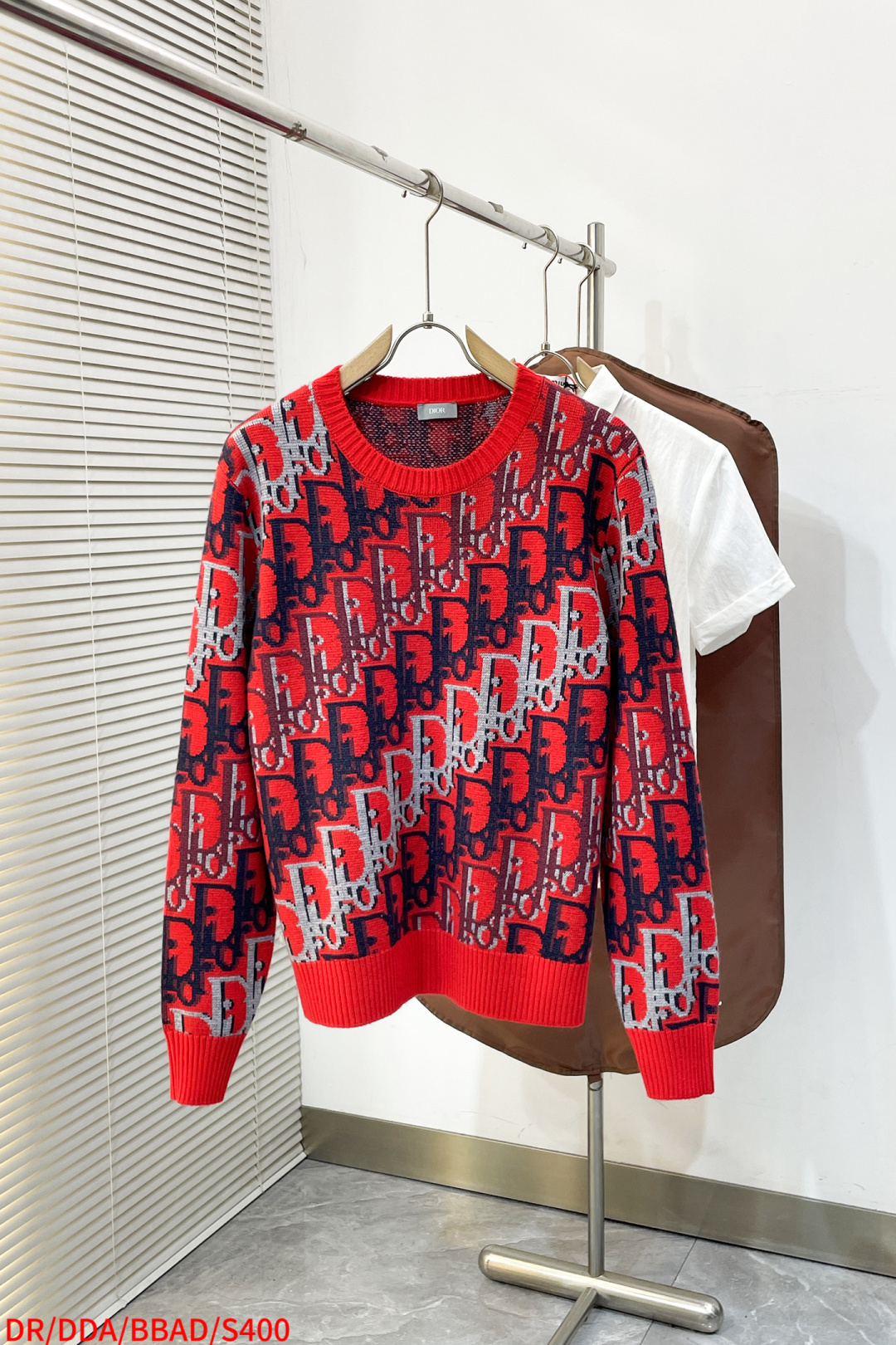 Dior Basic Clothing Wool Red Printed S-m-l-xl