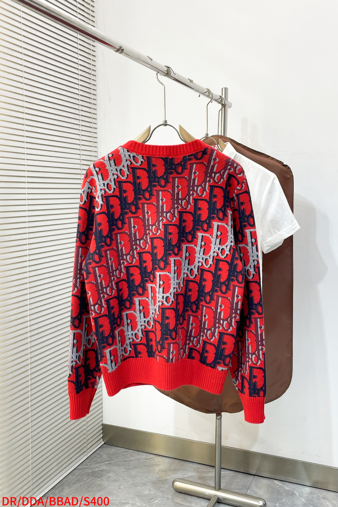 Dior Basic Clothing Wool Red Printed S-m-l-xl