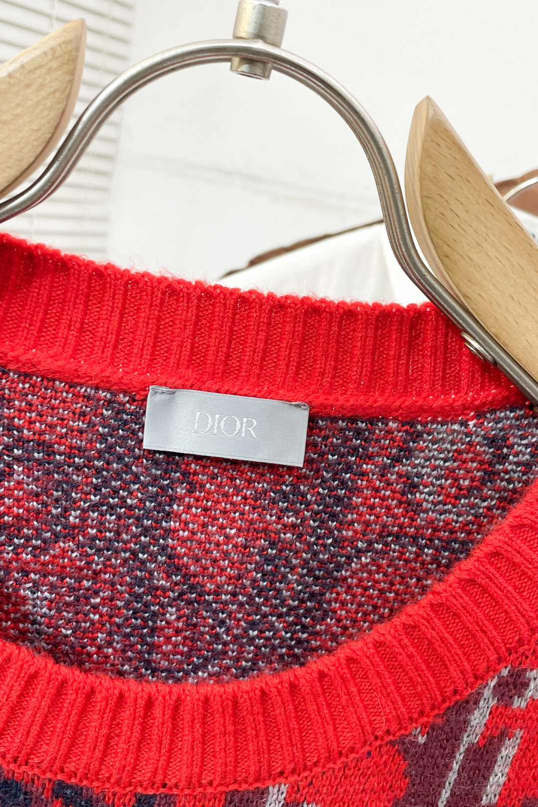 Dior Basic Clothing Wool Red Printed S-m-l-xl
