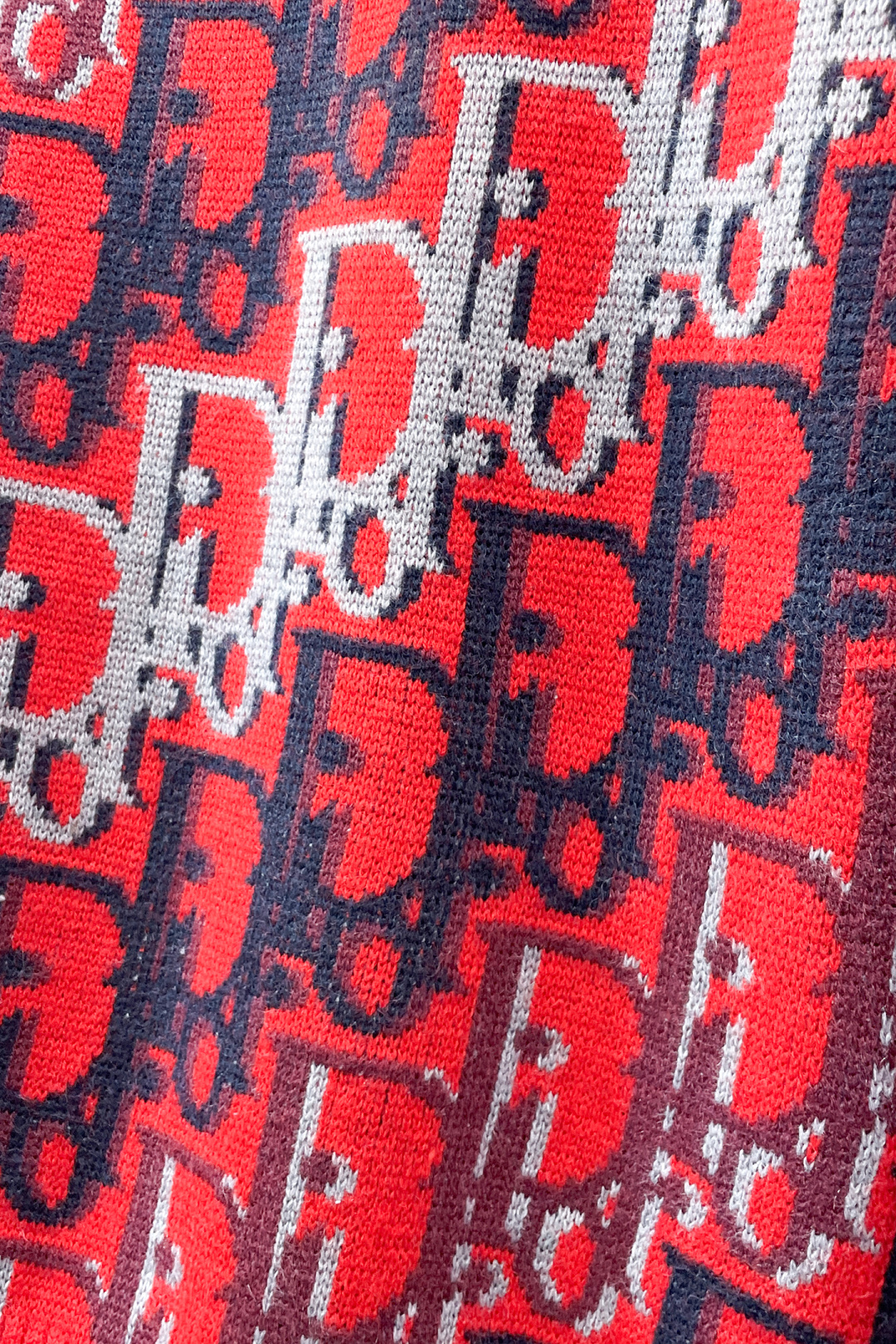 Dior Basic Clothing Wool Red Printed S-m-l-xl