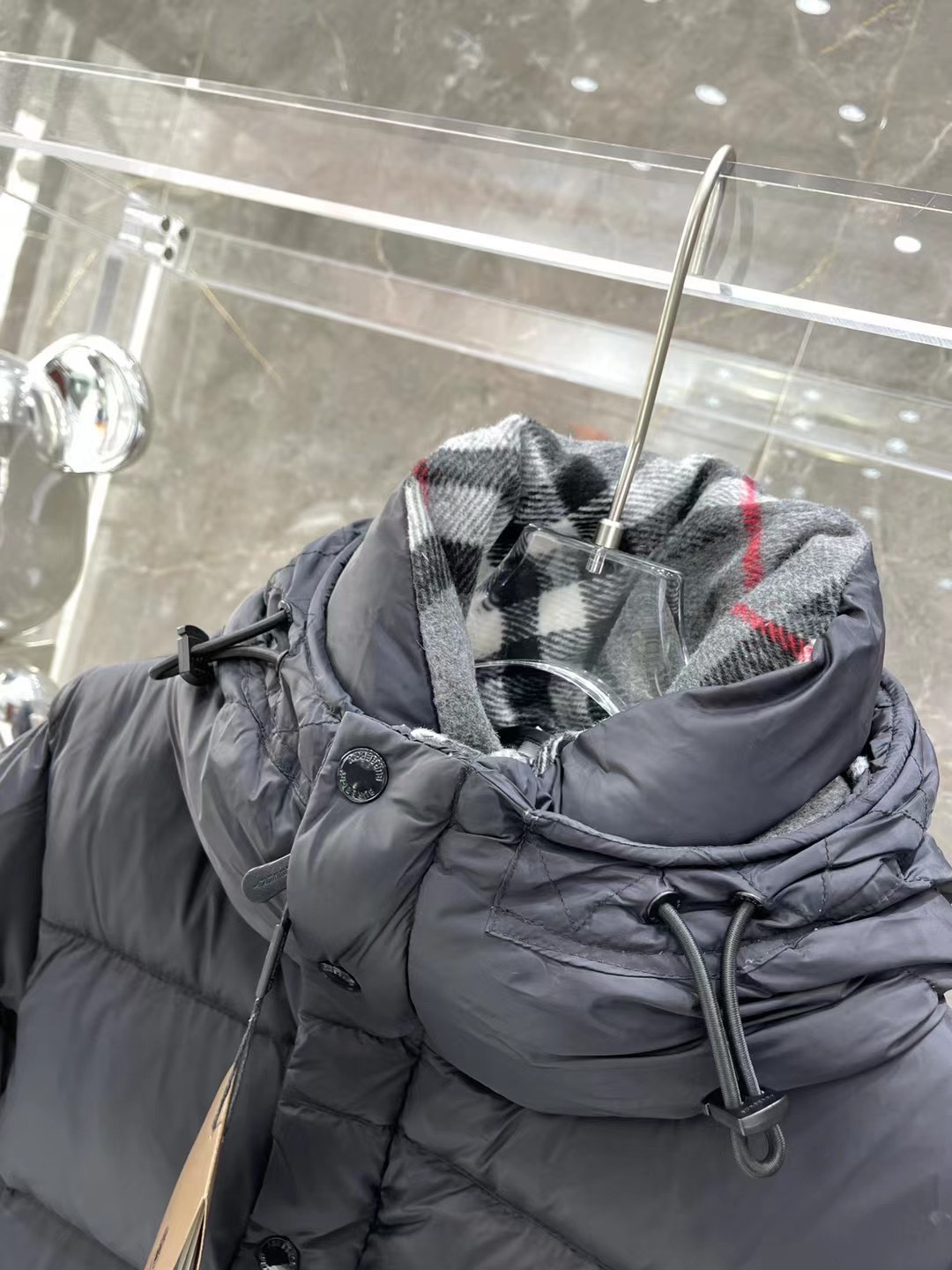 Burberry Couple Vest Cashmere Black Hooded S-m-l-xl