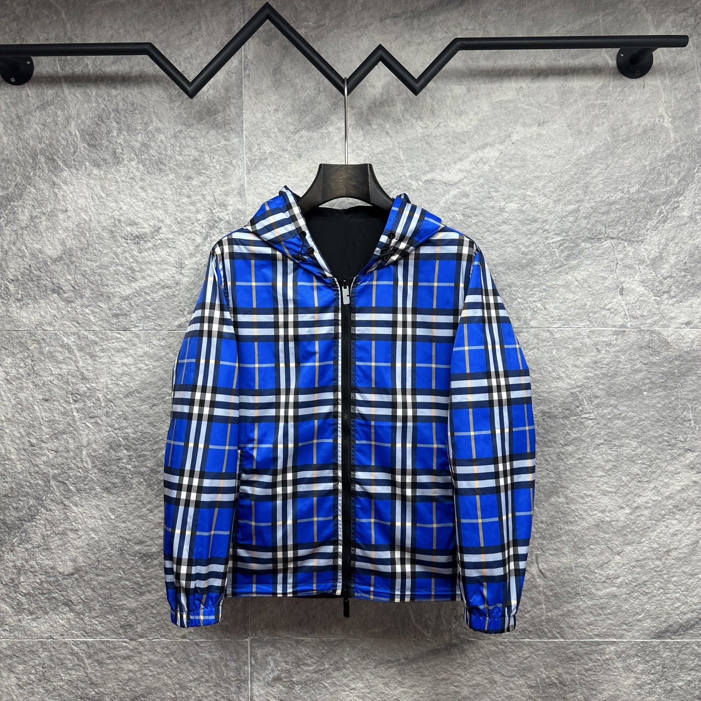 Burberry Couple Basic Clothing Polyester Blue Couple Style M-xl