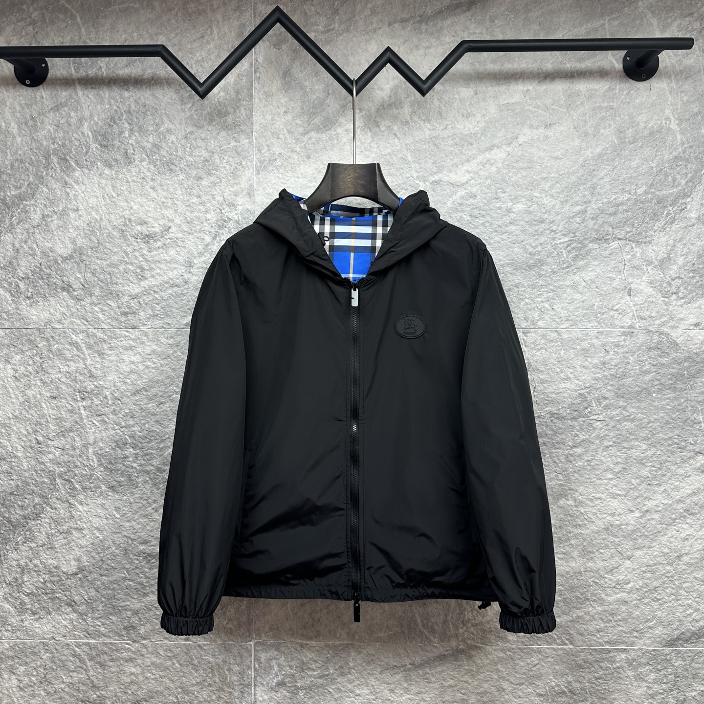Burberry Couple Basic Clothing Polyester Blue Couple Style M-xl