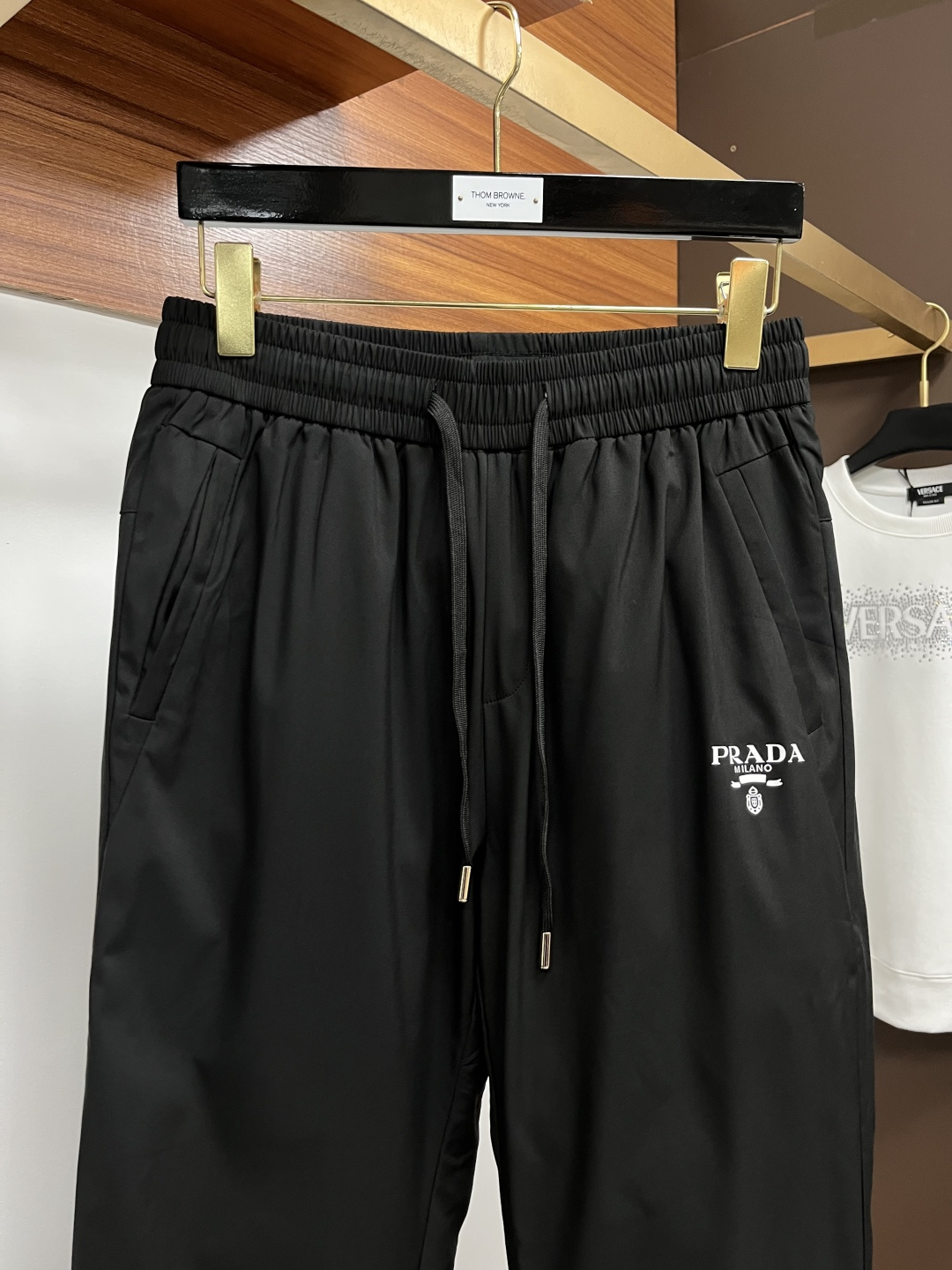 Prada Male Basic Clothing White Duck Down
