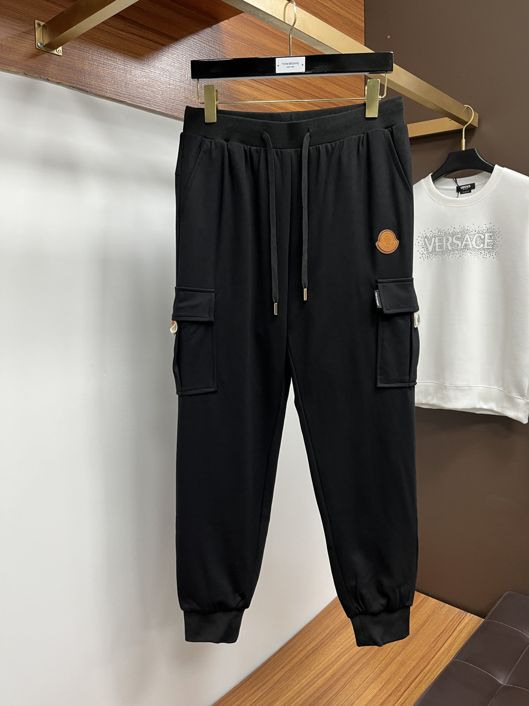 Moncler Male Basic Clothing White Duck Down M-l