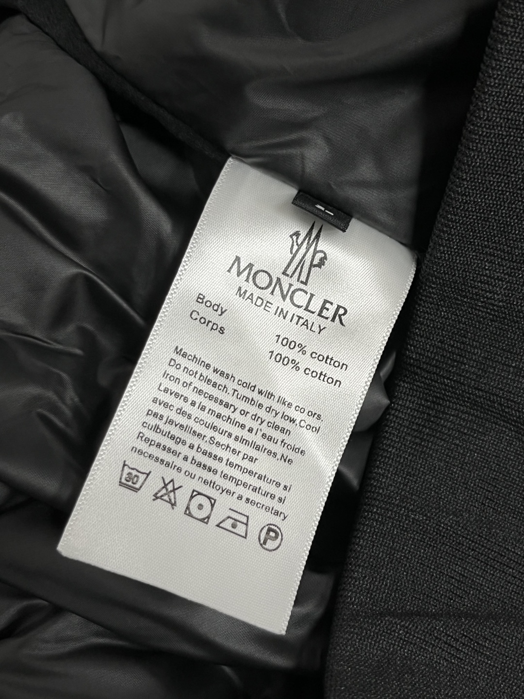 Moncler Male Basic Clothing White Duck Down M-l