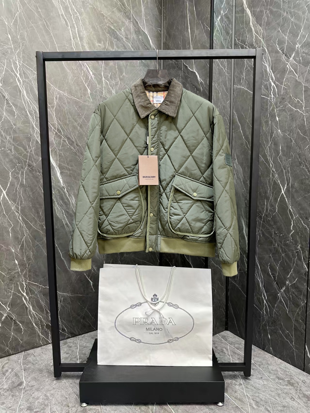 Burberry Couple Down Jacket Cotton M-l-xl