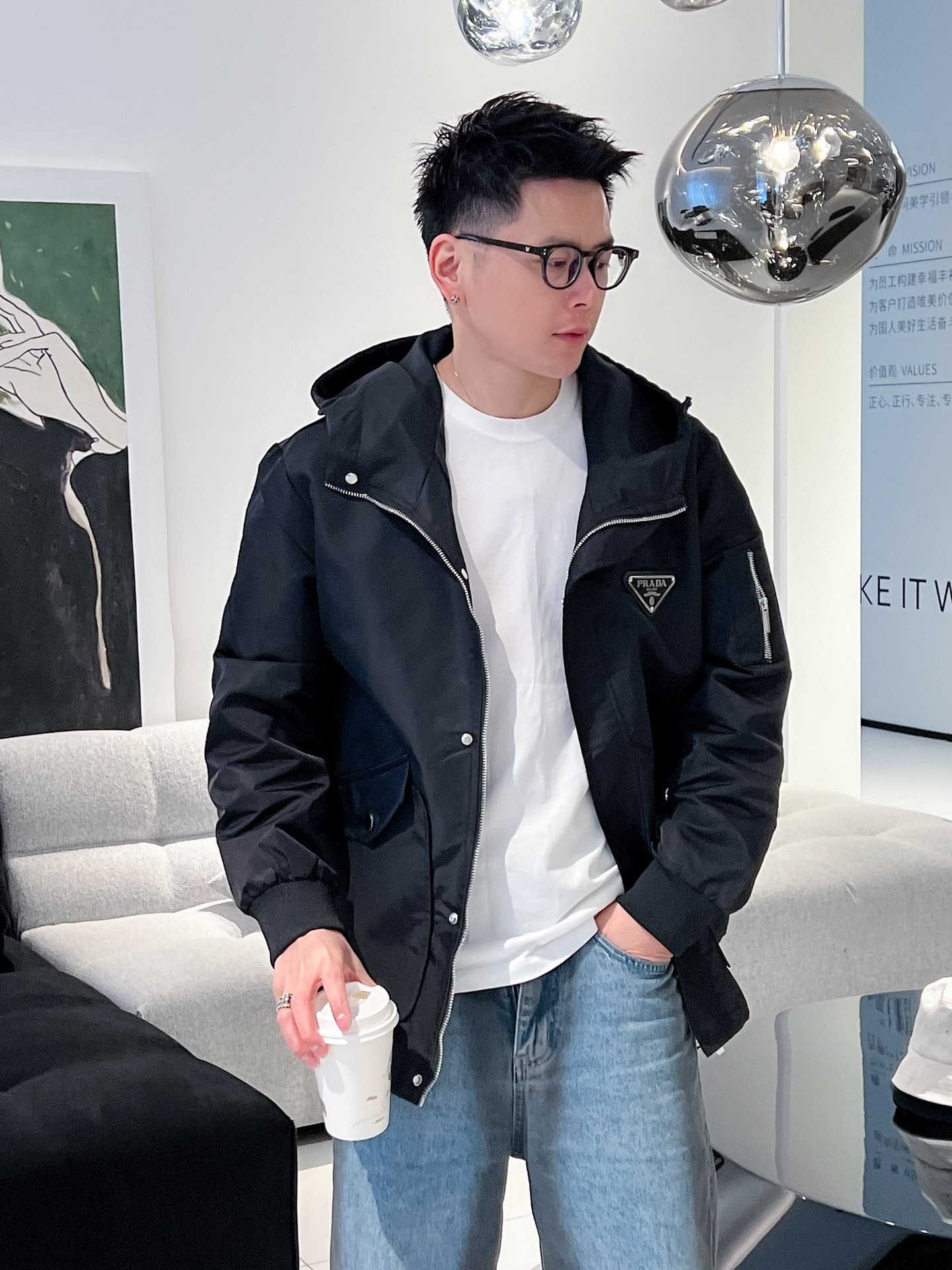 Prada Male Jacket M-xl