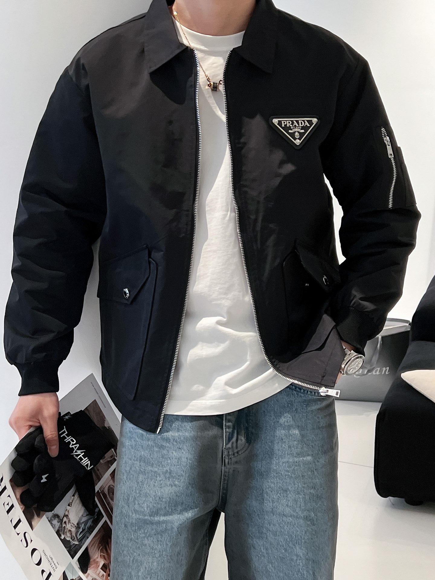 Prada Male Jacket M-xl