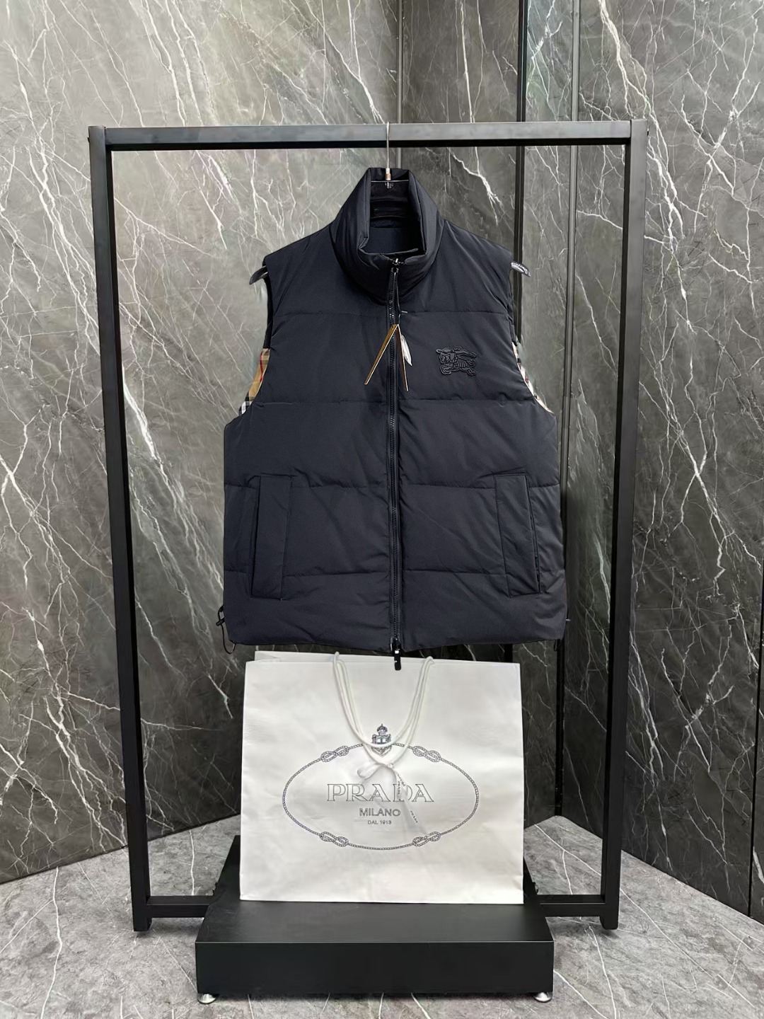 Burberry Couple Down Vest Goose Down M-l-xl