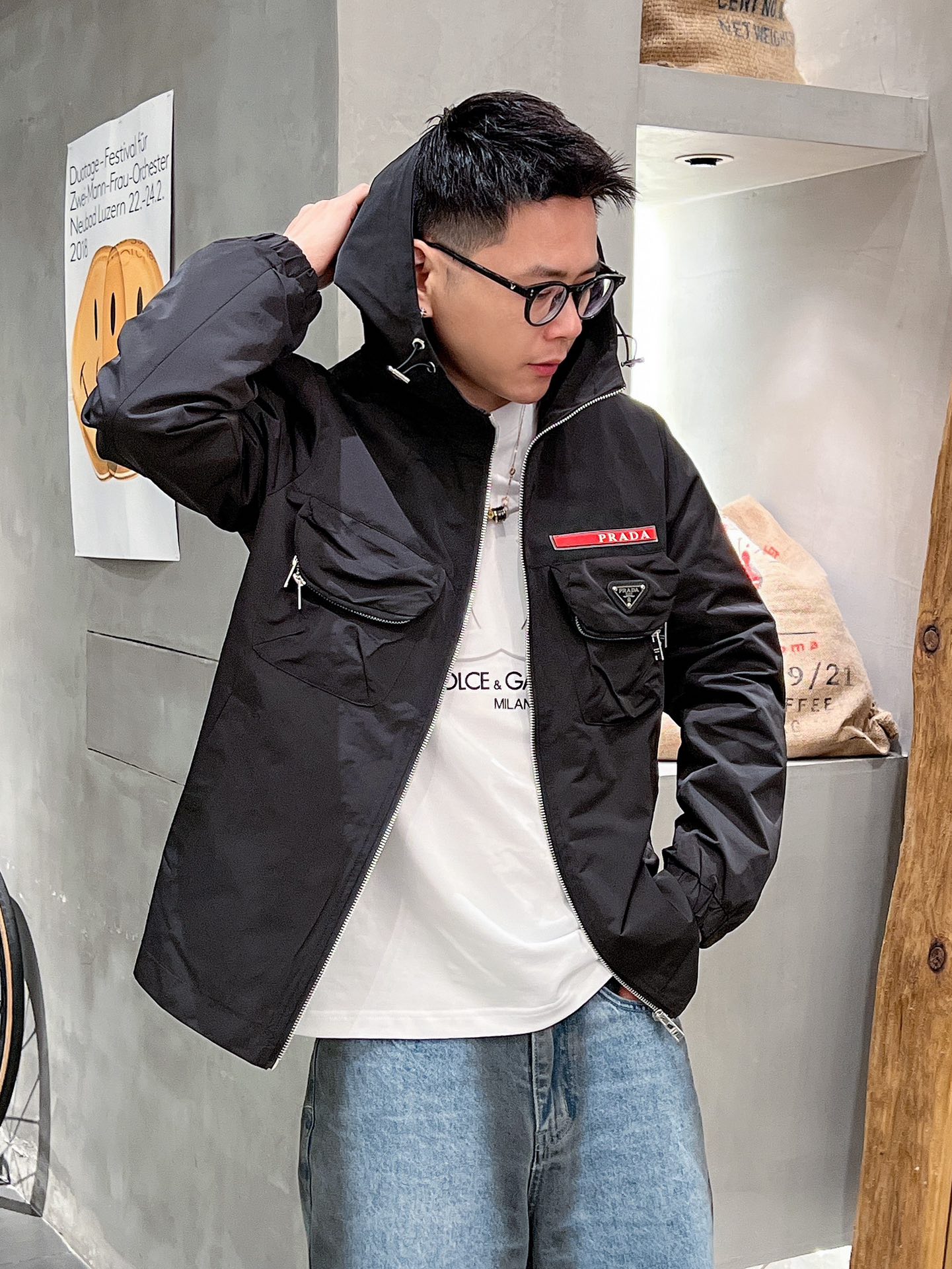 Prada Male Jacket M-xl