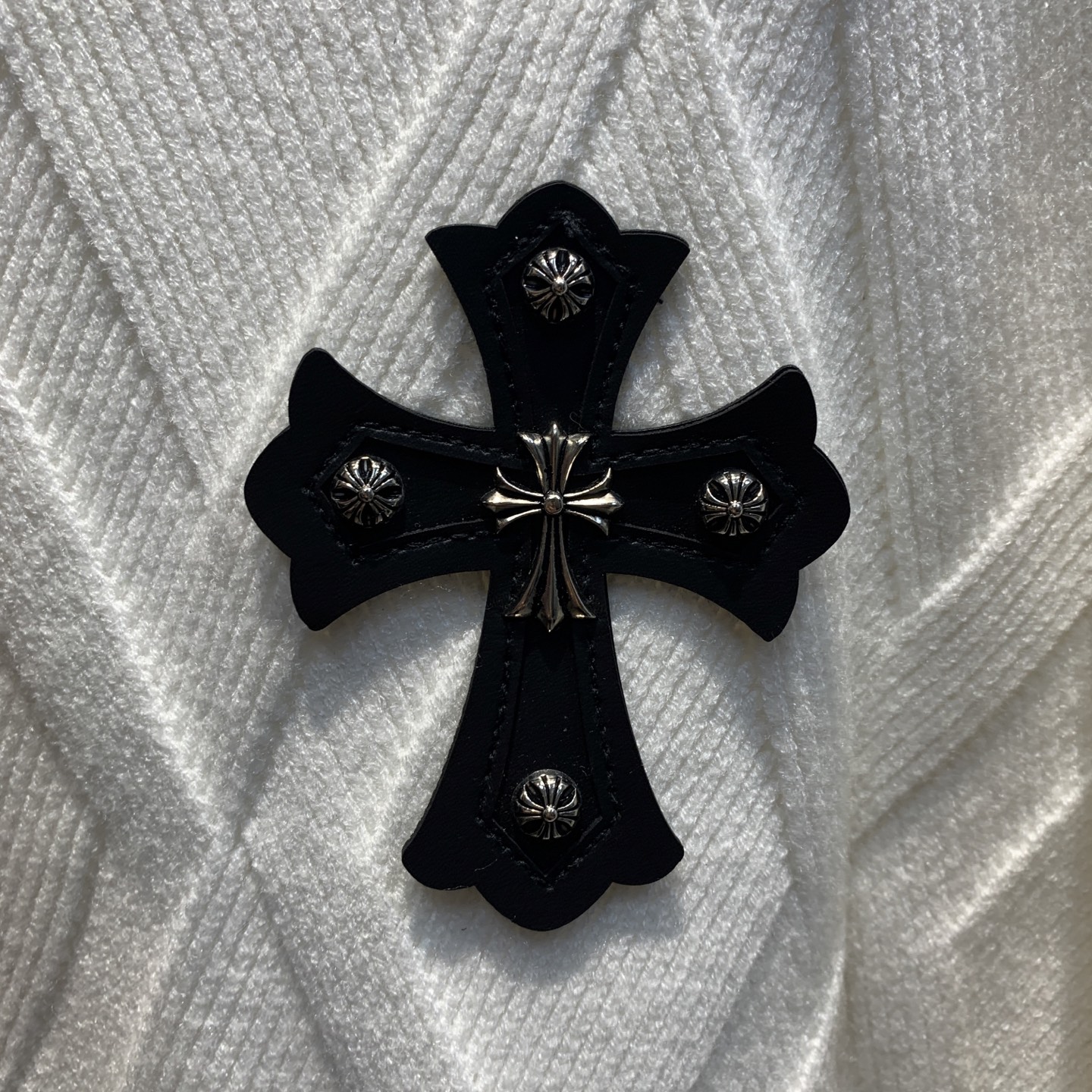 Chrome Hearts Jeans Wool Black Loose Fit S-m-l-xl-175140