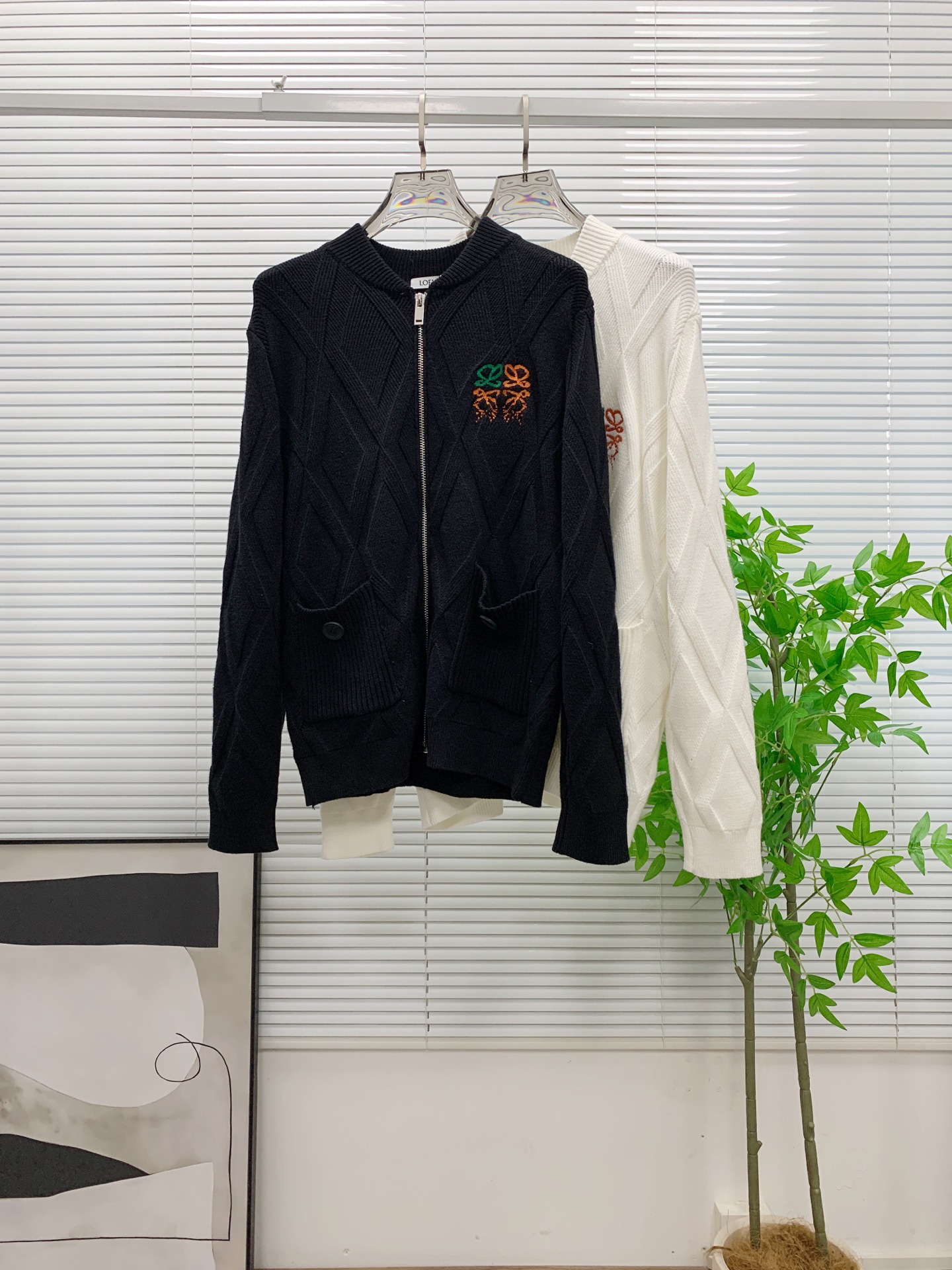 Loewe Jeans Wool Black Loose Fit S-m-l-xl-175140