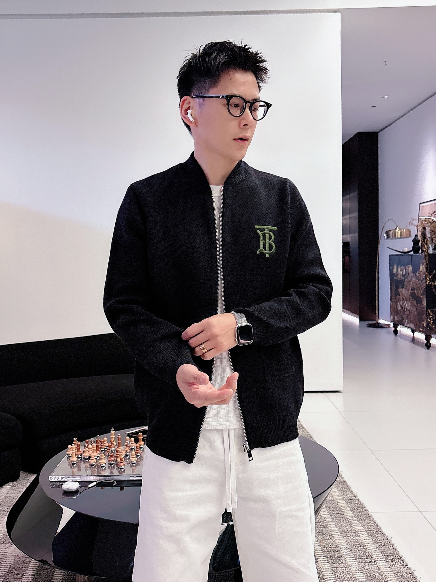 Burberry Jacket Wool Black M-l-xl-175140