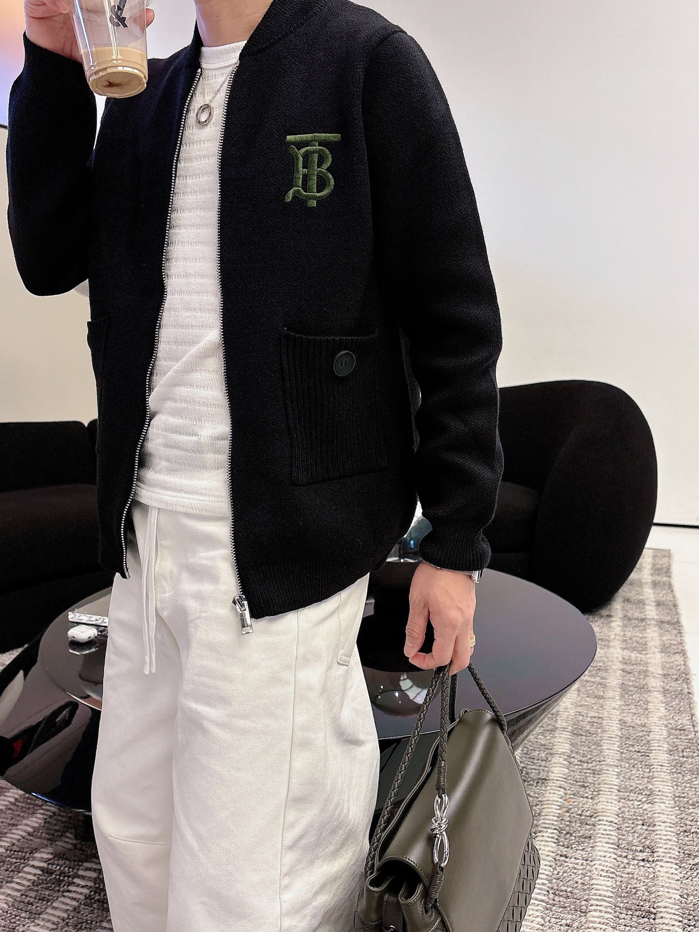 Burberry Jacket Wool Black M-l-xl-175140