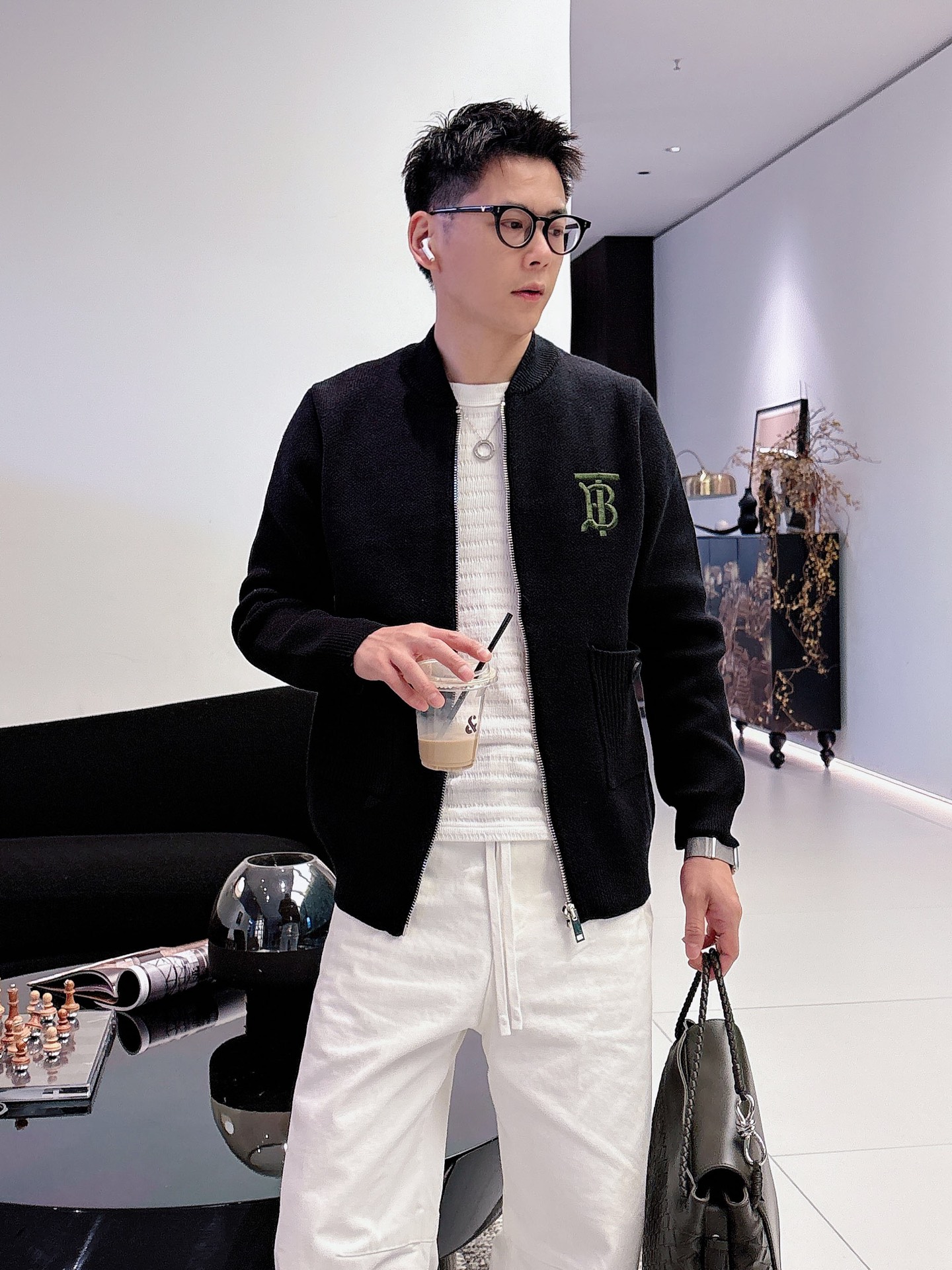Burberry Jacket Wool Black M-l-xl-175140
