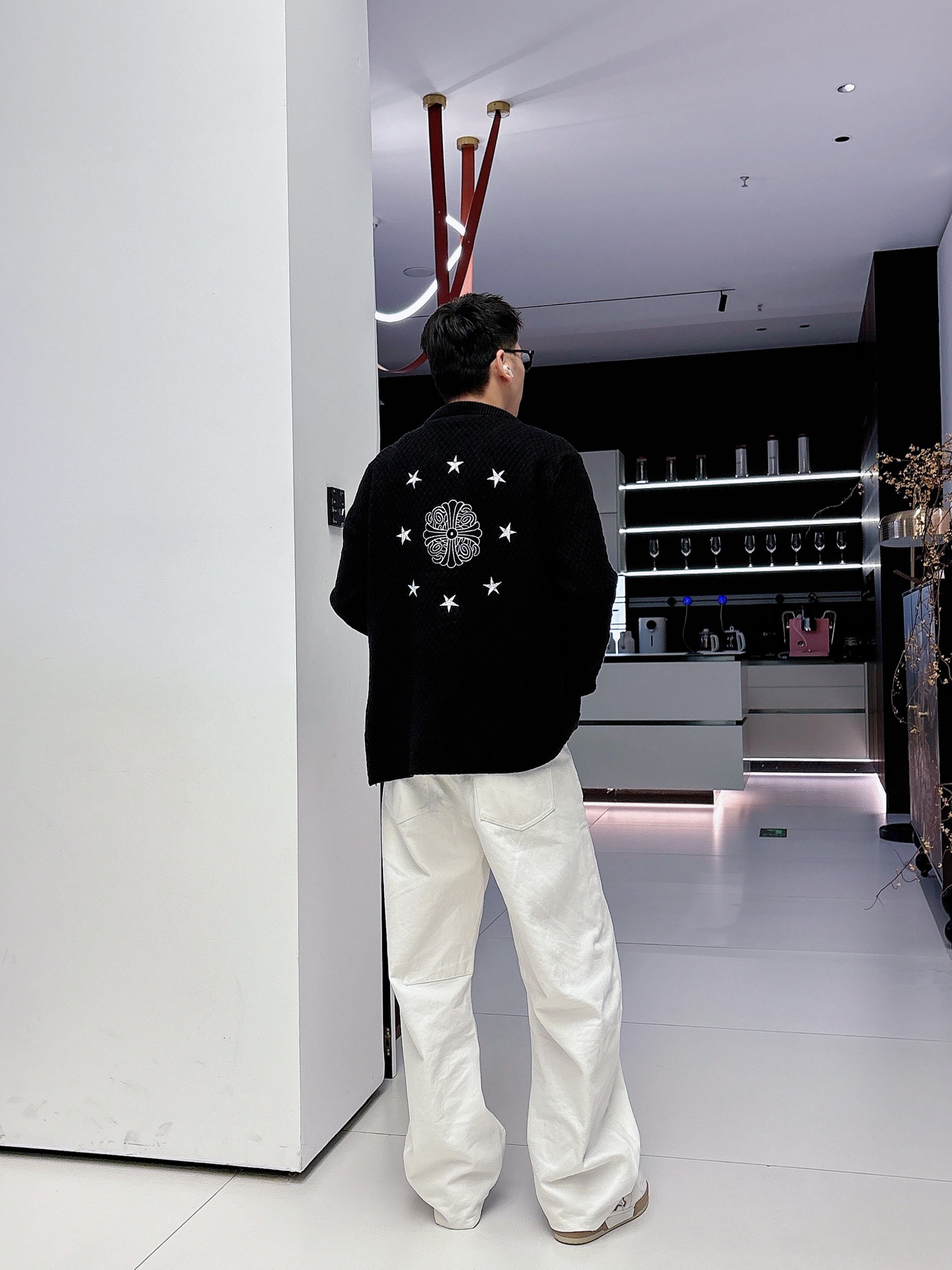 Chrome Hearts Basic Clothing Wool Black Loose Fit S-m-l-xl-175140