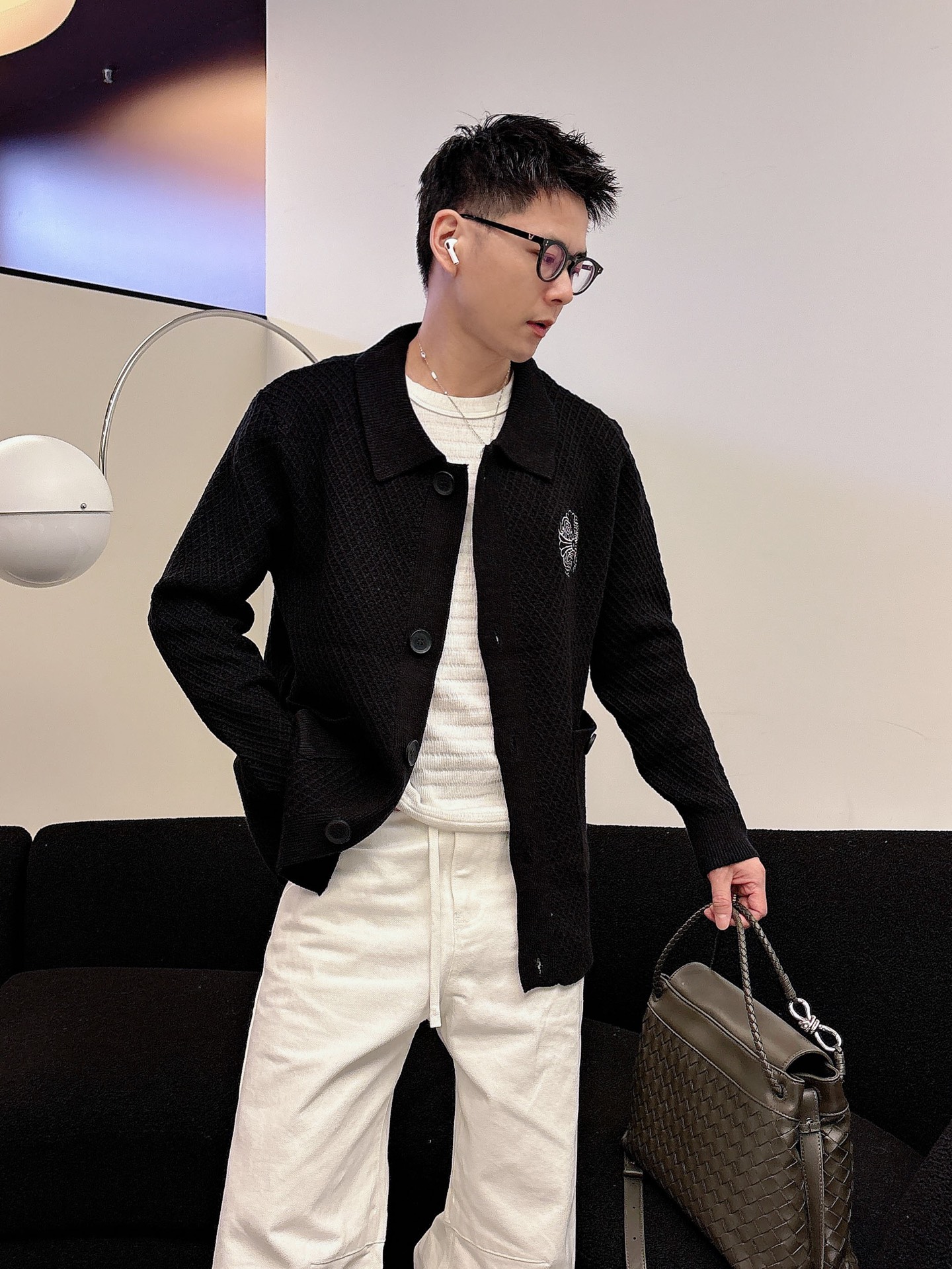 Chrome Hearts Basic Clothing Wool Black Loose Fit S-m-l-xl-175140
