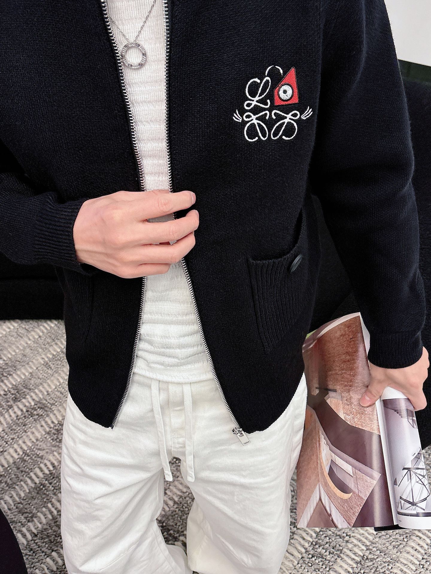 Loewe Jeans Wool Black M-l-xl-175140