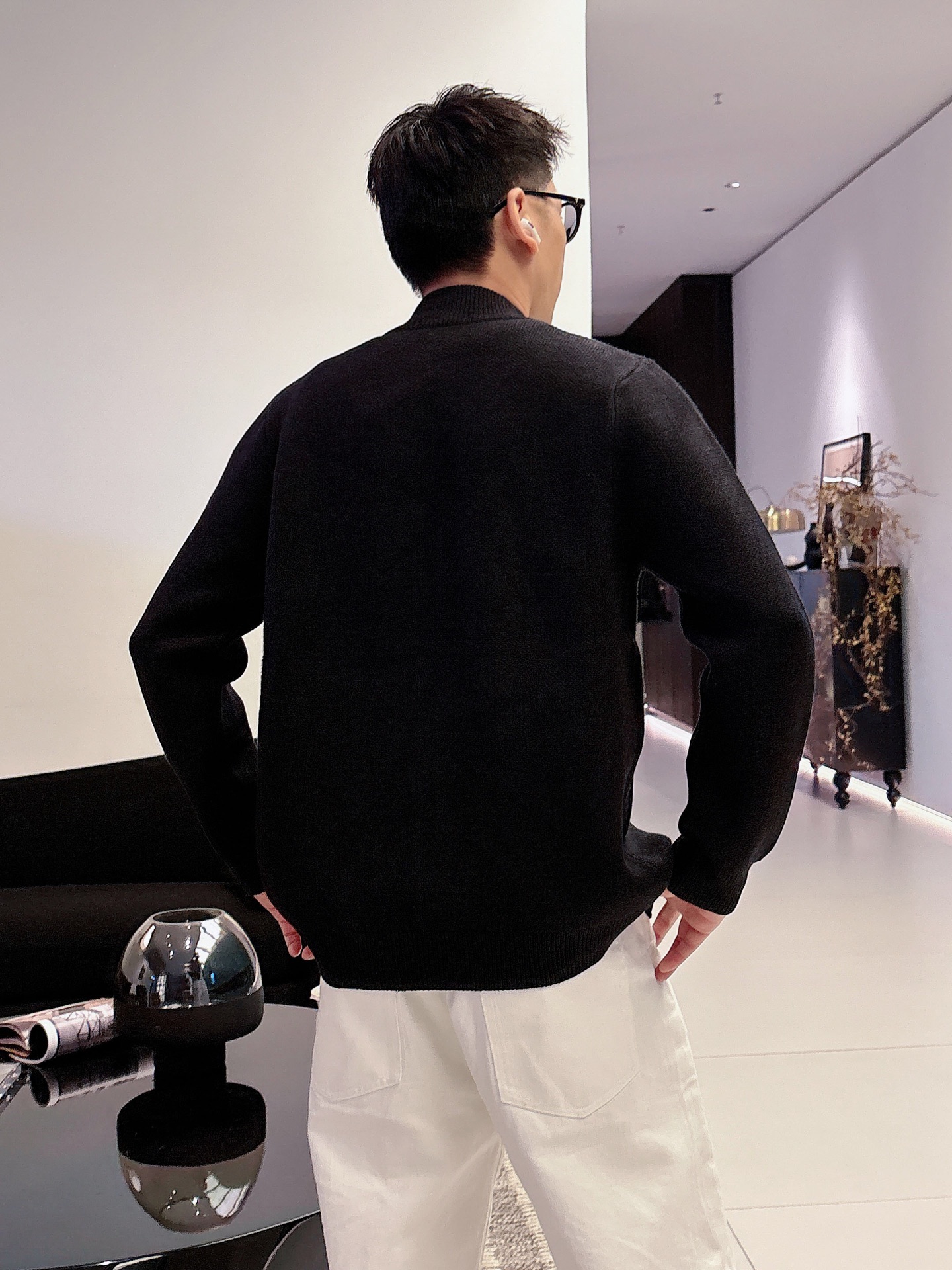 Louis Vuitton Jacket Wool Black S-m-l-xl-175140