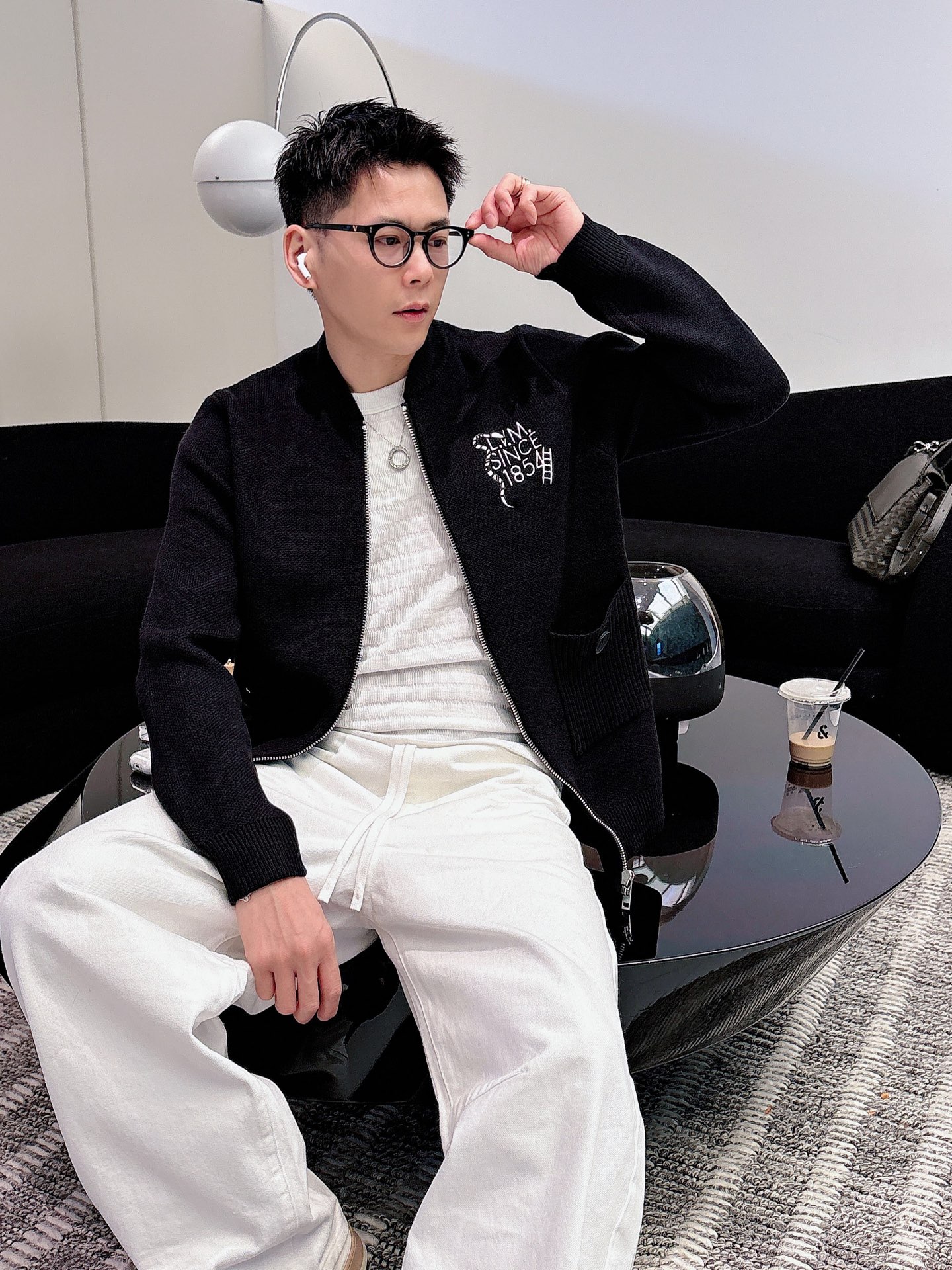 Louis Vuitton Jacket Wool Black S-m-l-xl-175140