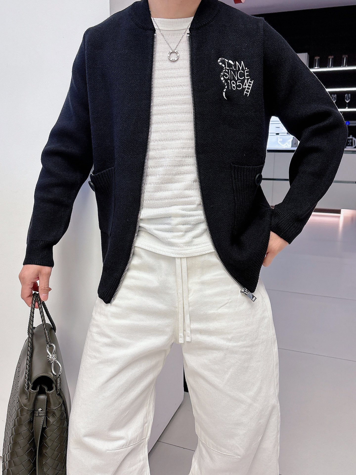 Louis Vuitton Jacket Wool Black S-m-l-xl-175140