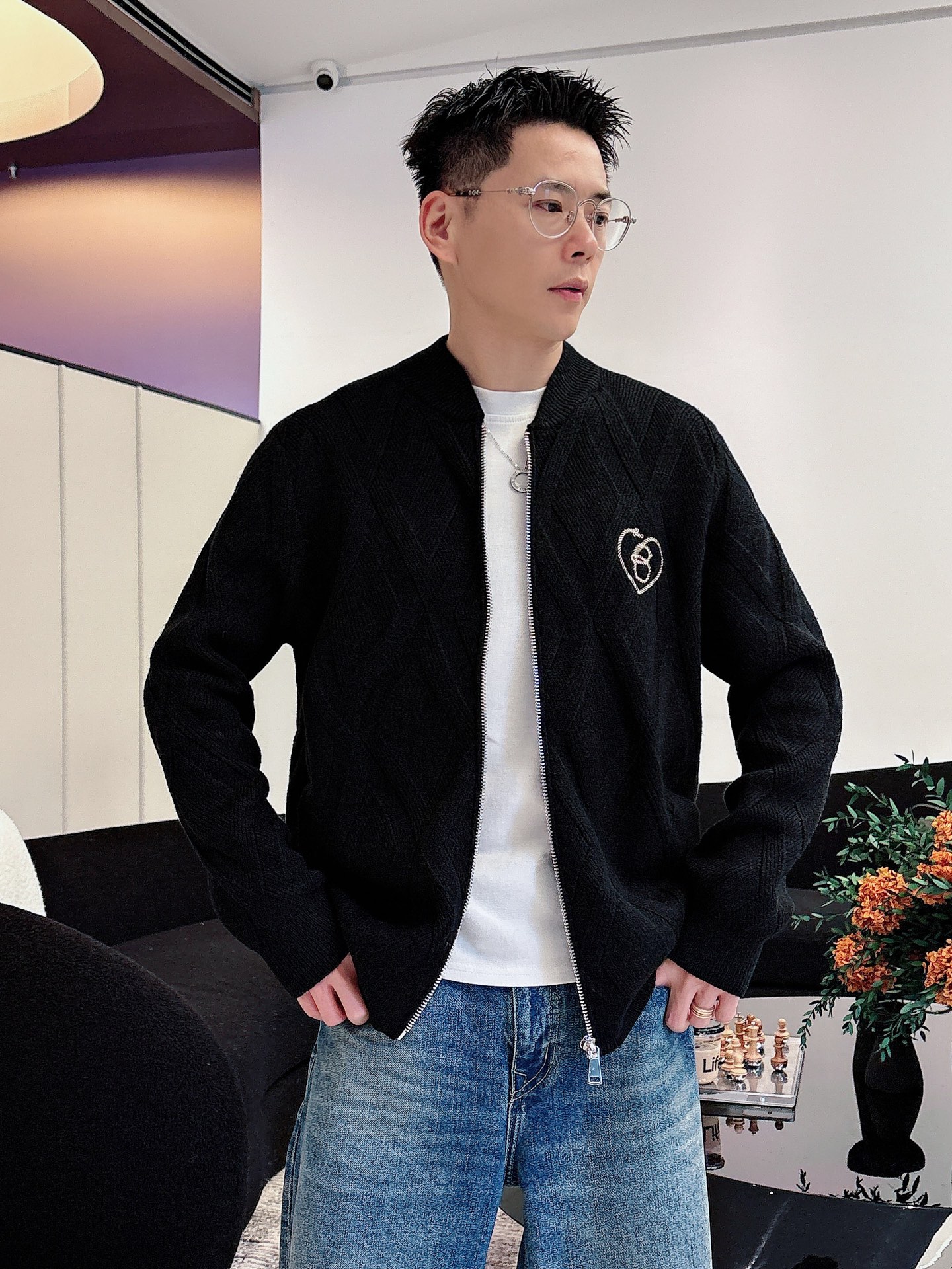 Burberry Jeans Wool Black Loose Fit S-m-l-xl-175140