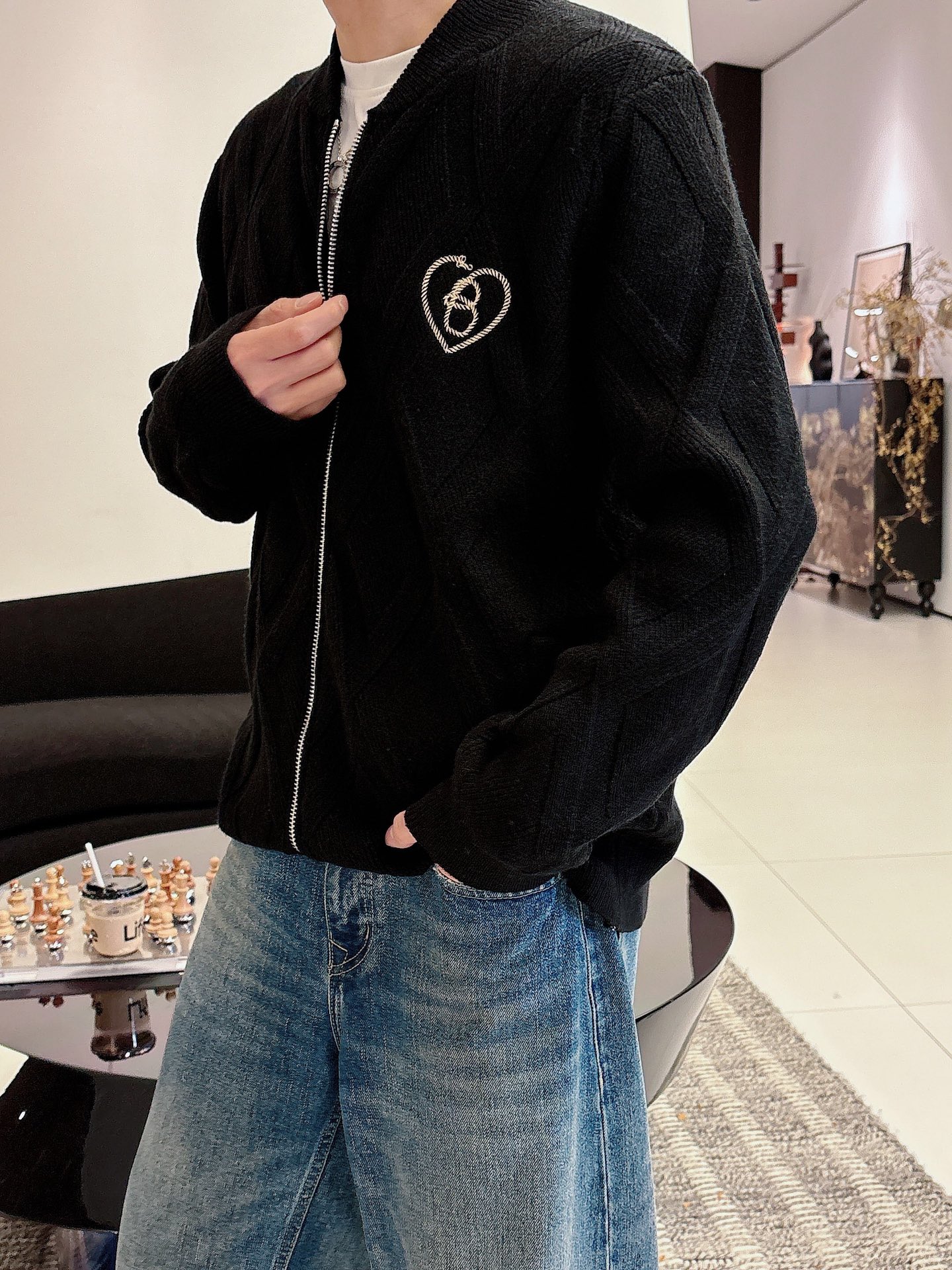 Burberry Jeans Wool Black Loose Fit S-m-l-xl-175140