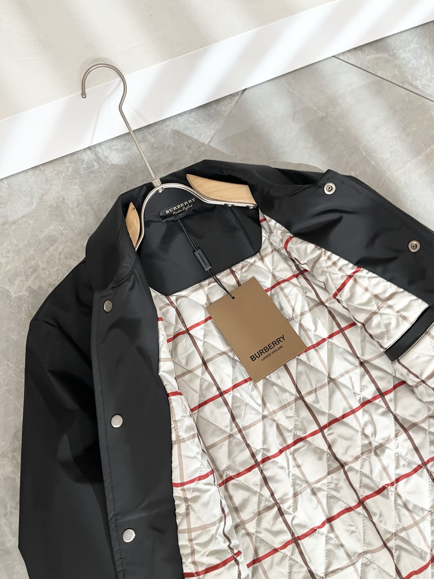 Burberry Jacket Cotton Plaid M-xl