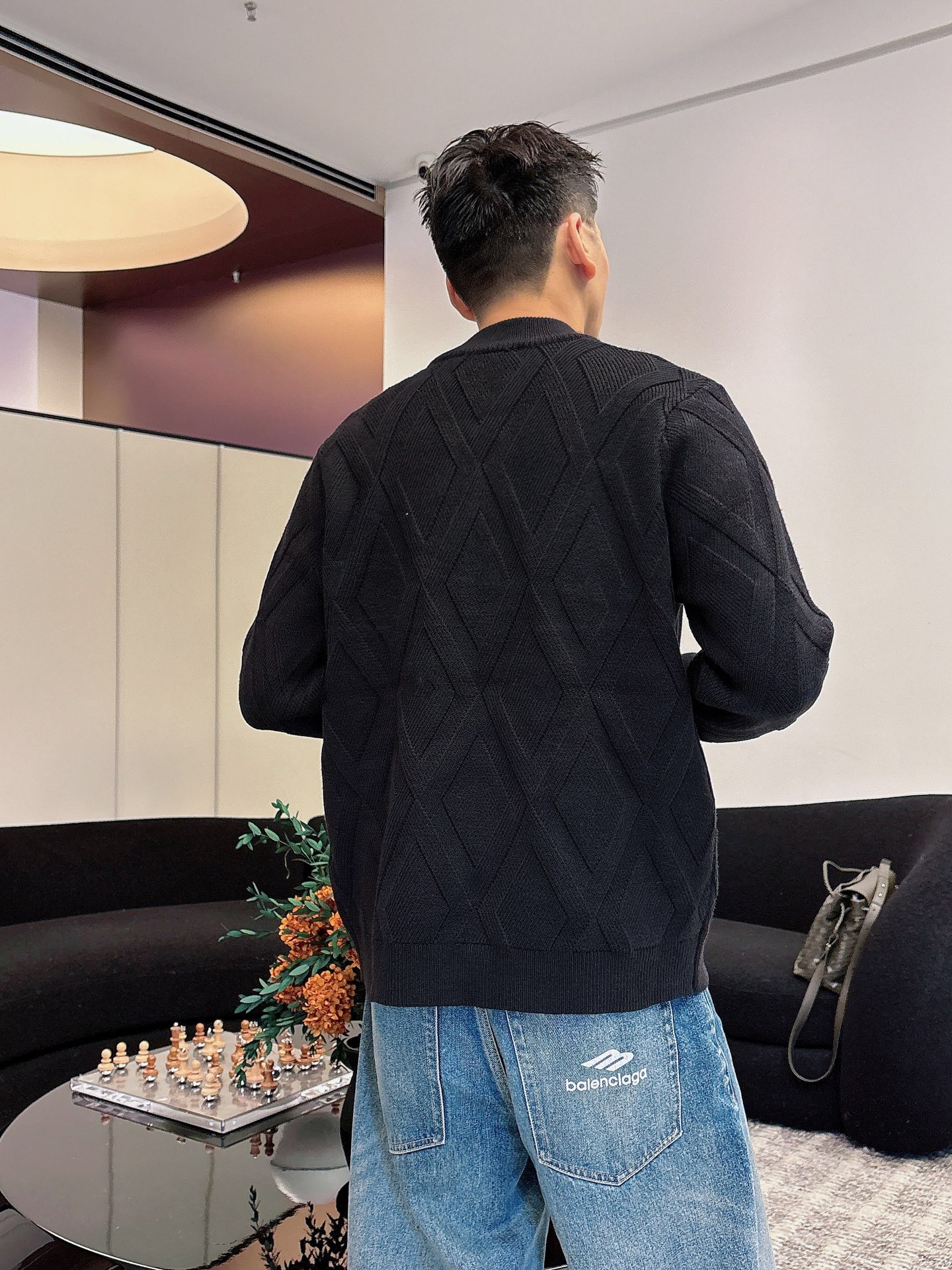 Louis Vuitton Jacket Wool Black S-m-l-xl-175145