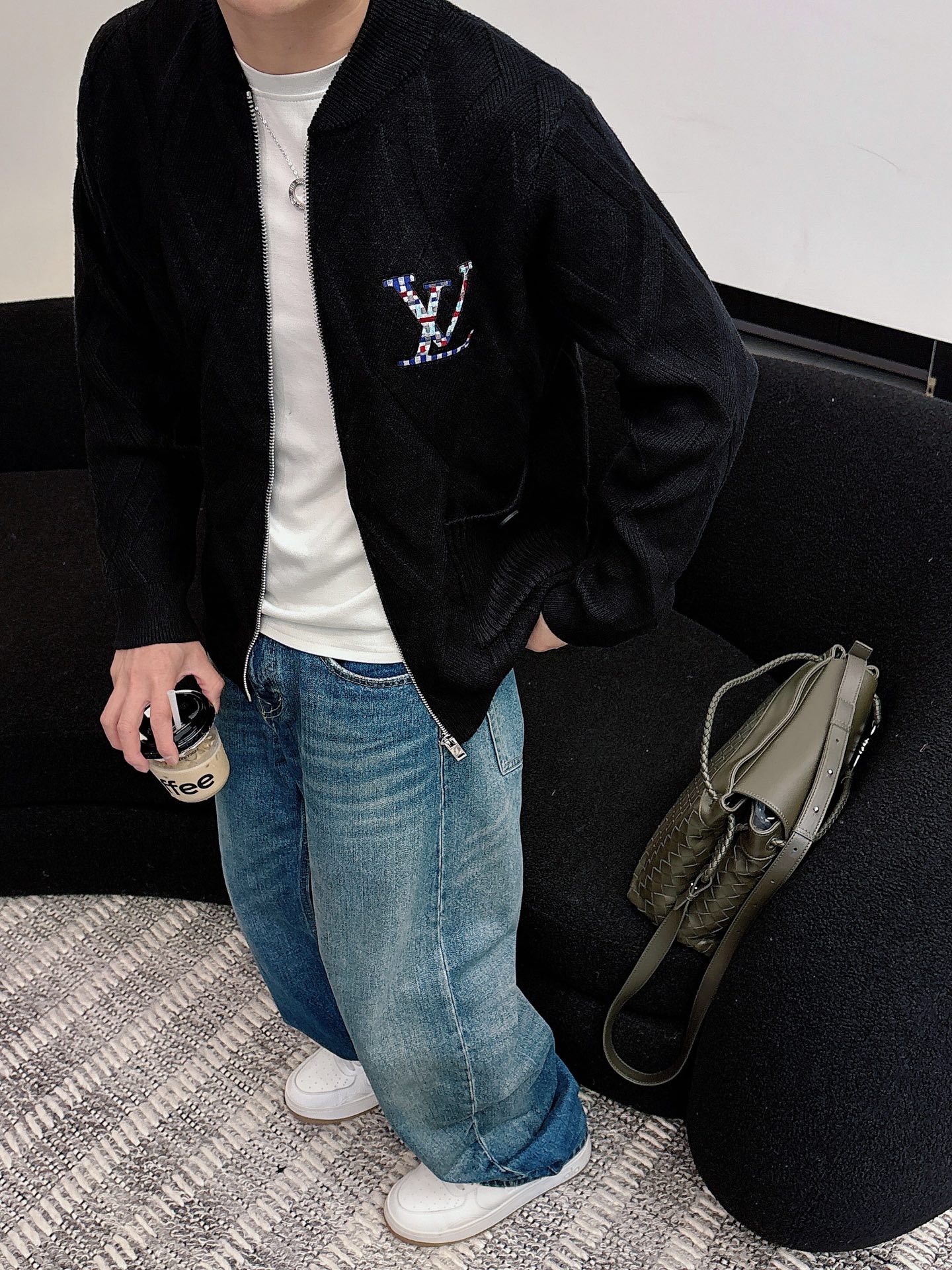 Louis Vuitton Jacket Wool Black S-m-l-xl-175145