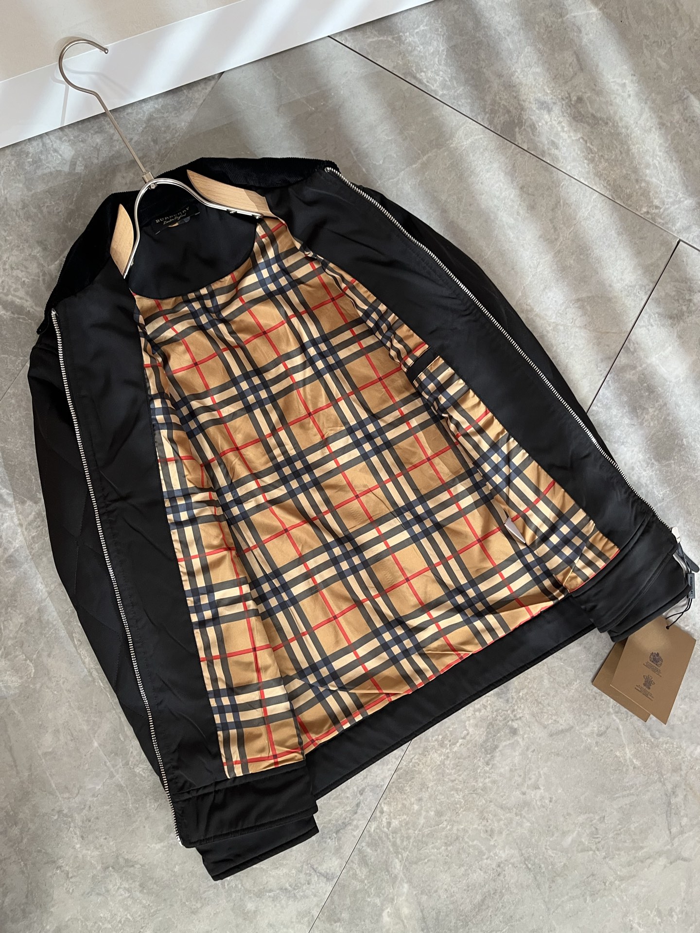Burberry Jacket Cotton Plaid M-xl