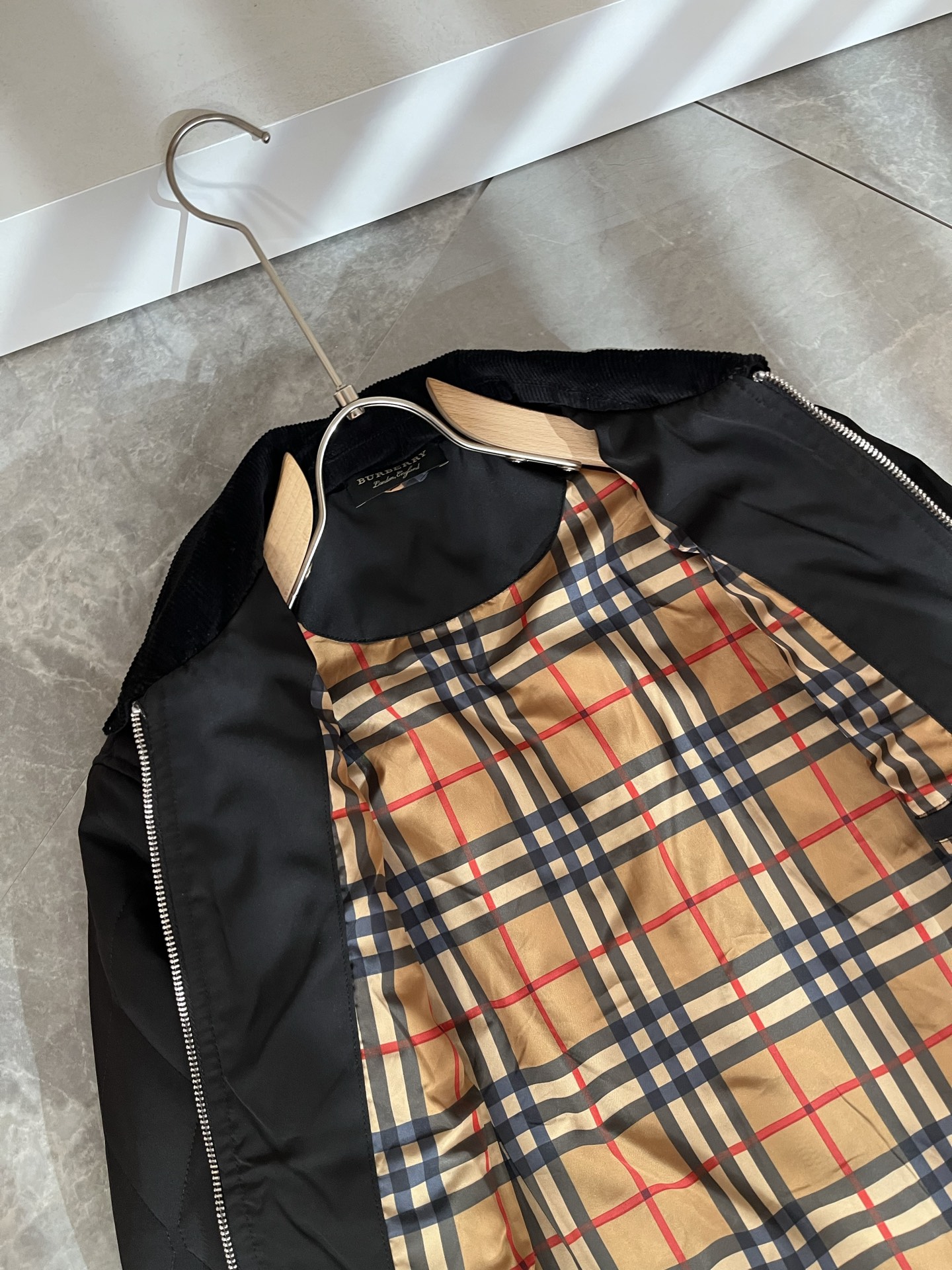 Burberry Jacket Cotton Plaid M-xl