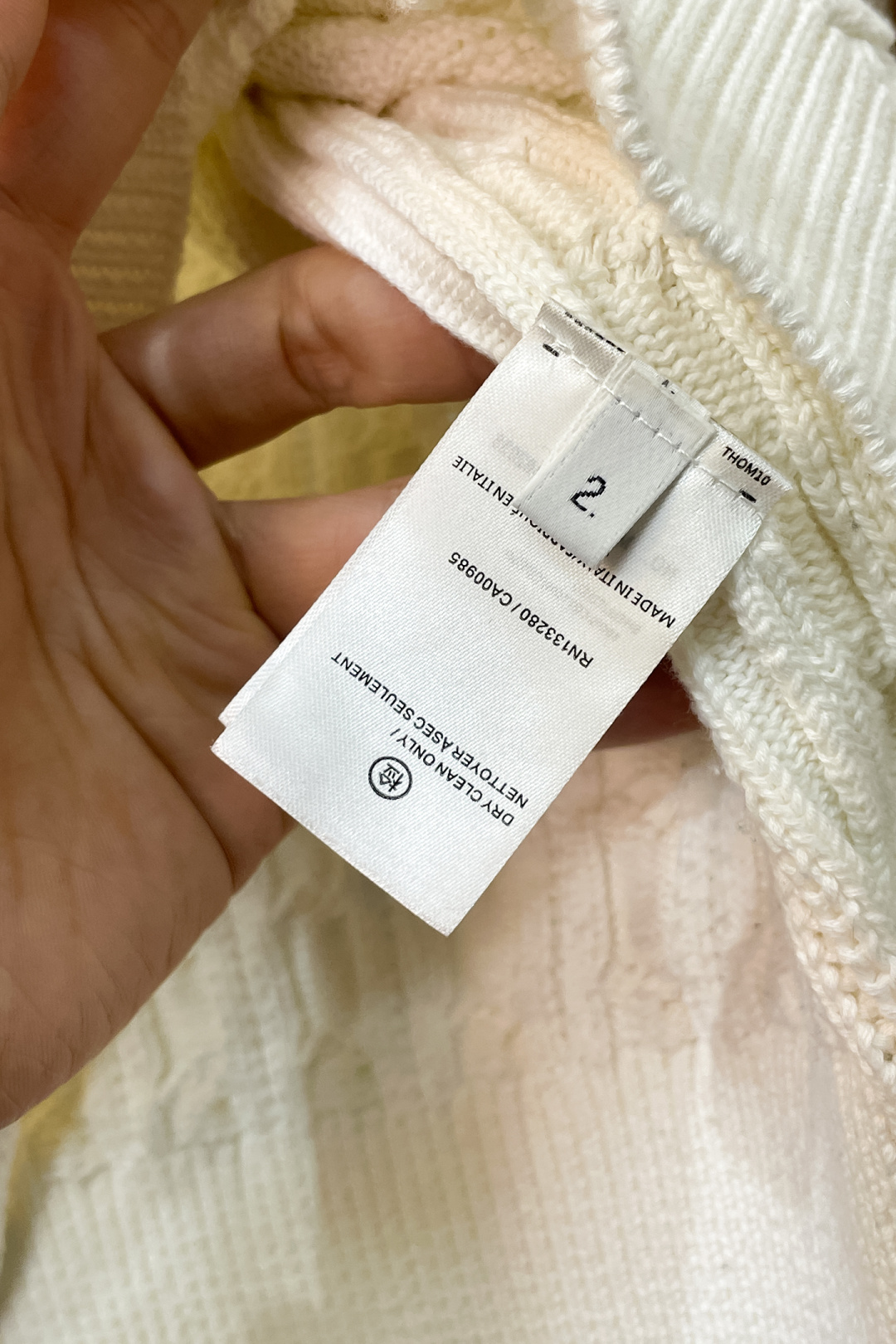 Thom Browne Basic Clothing Cotton White M