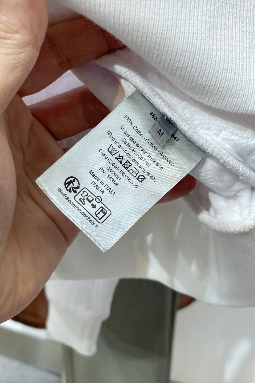 Dior Couple Basic Clothing Cotton White Hooded S-l-xl