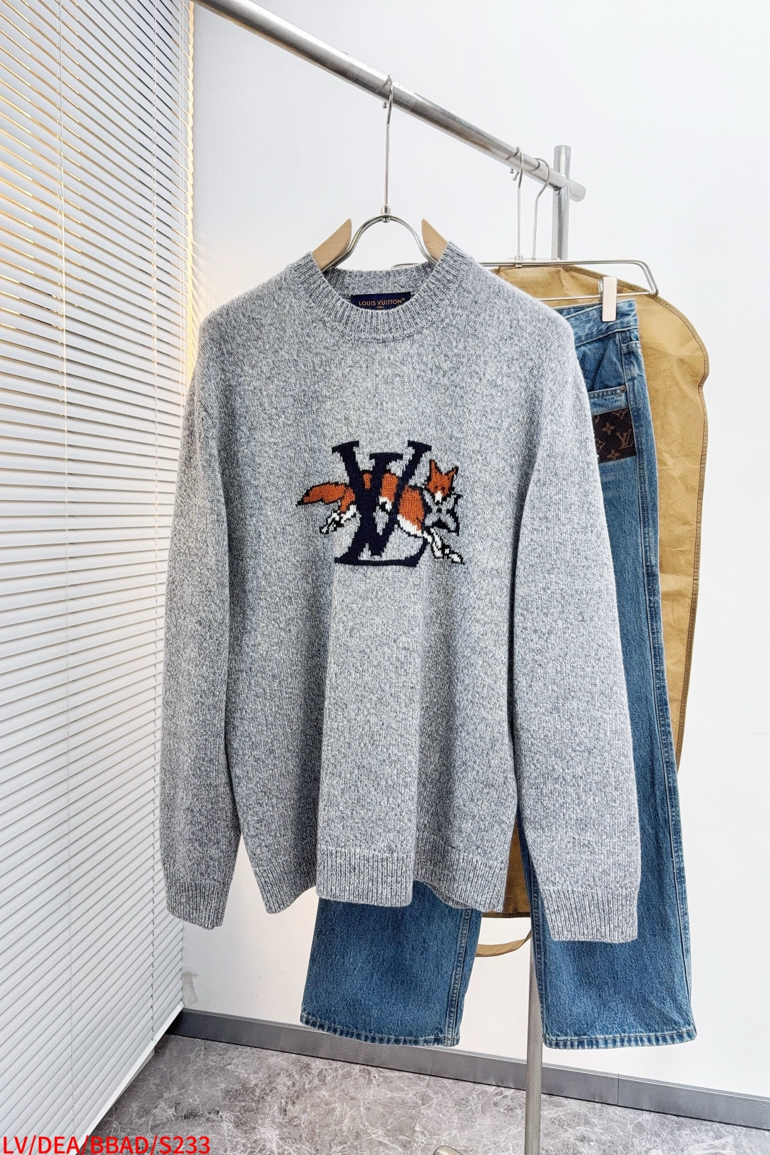 Louis Vuitton Couple Basic Clothing Knitted S-l-xl