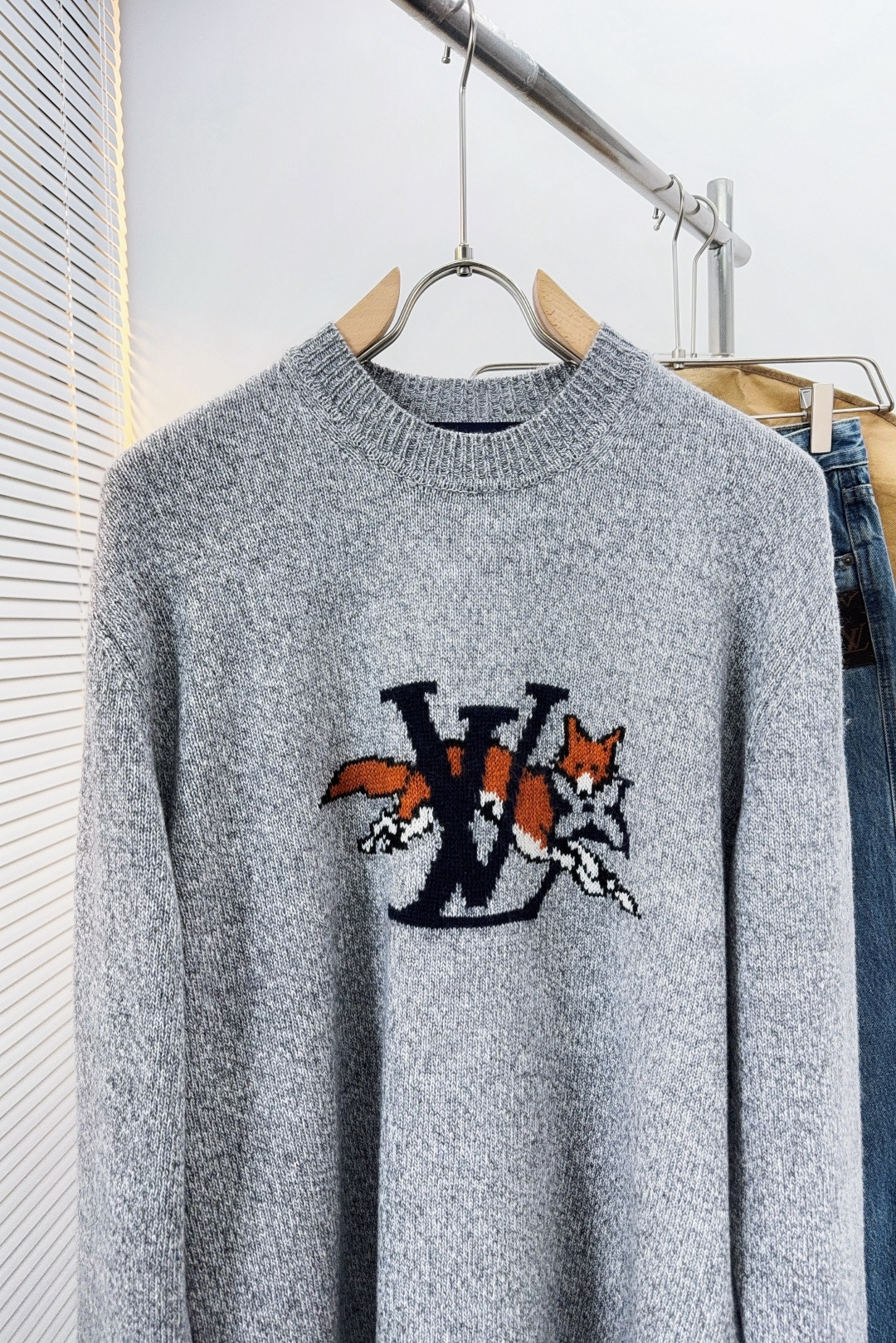 Louis Vuitton Couple Basic Clothing Knitted S-l-xl