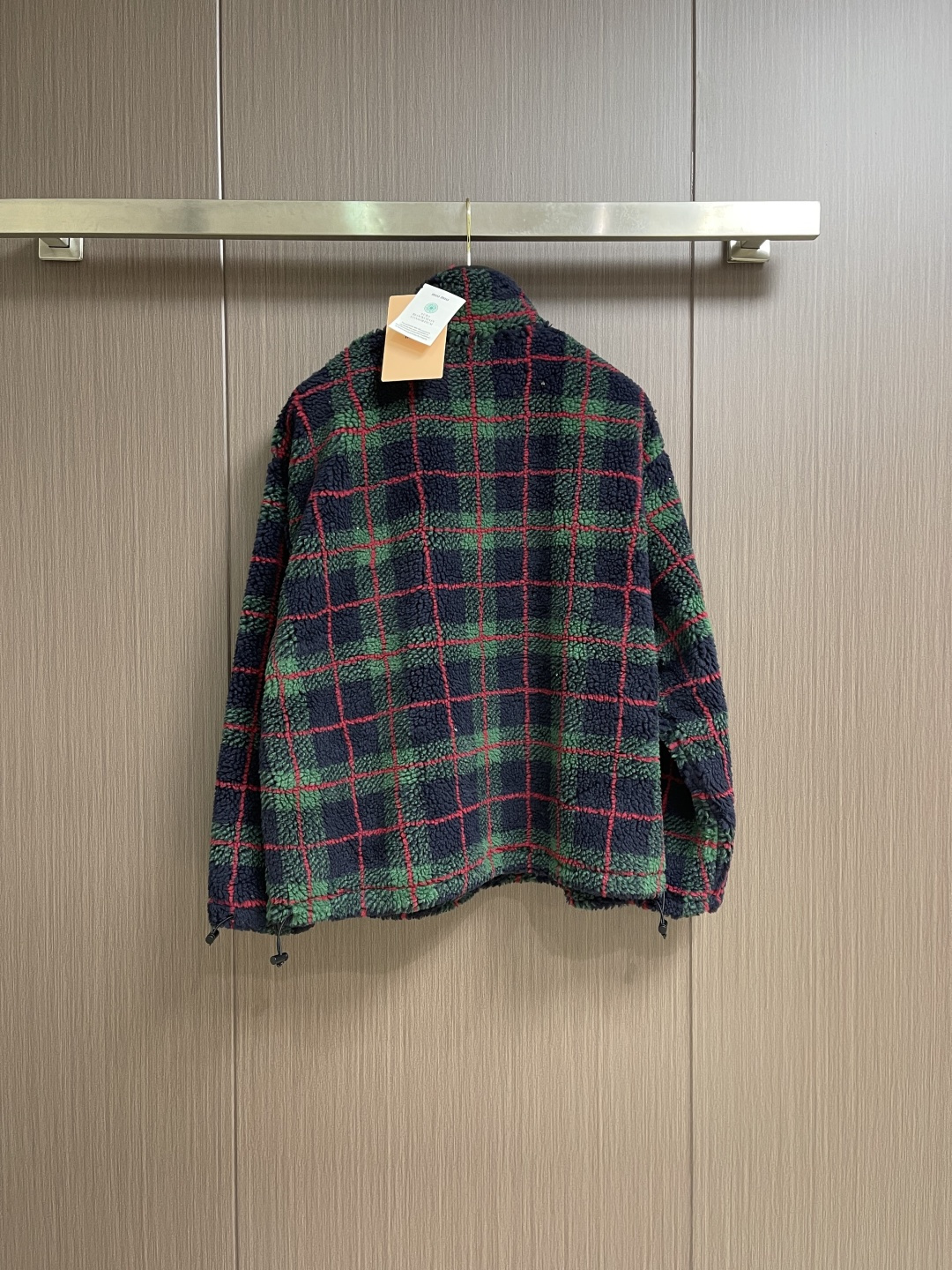 Miu Miu Couple Jacket Wool Plaid S-m-l-xl