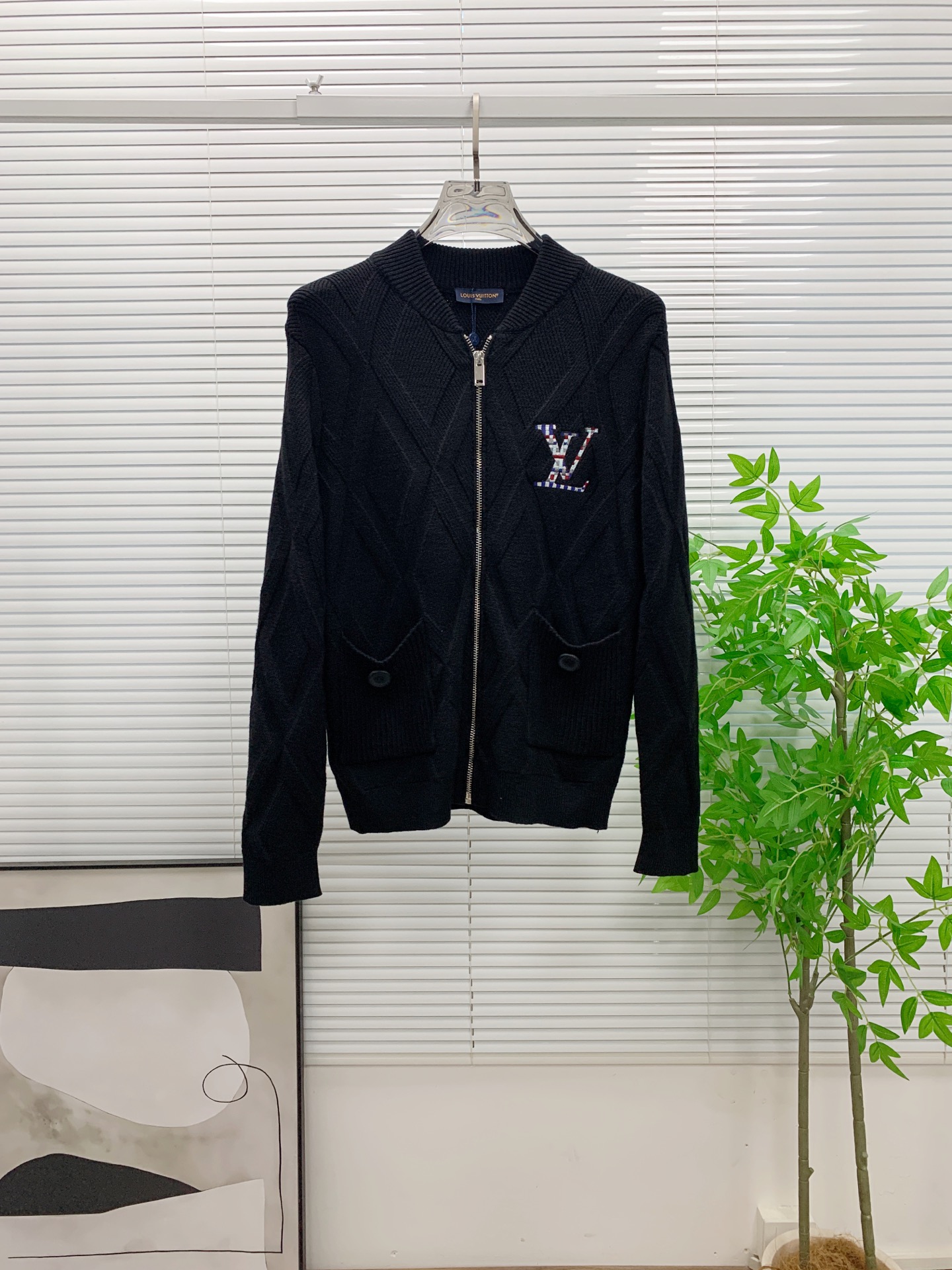 Louis Vuitton Jeans Wool Black Loose Fit S-m-l-xl-175140